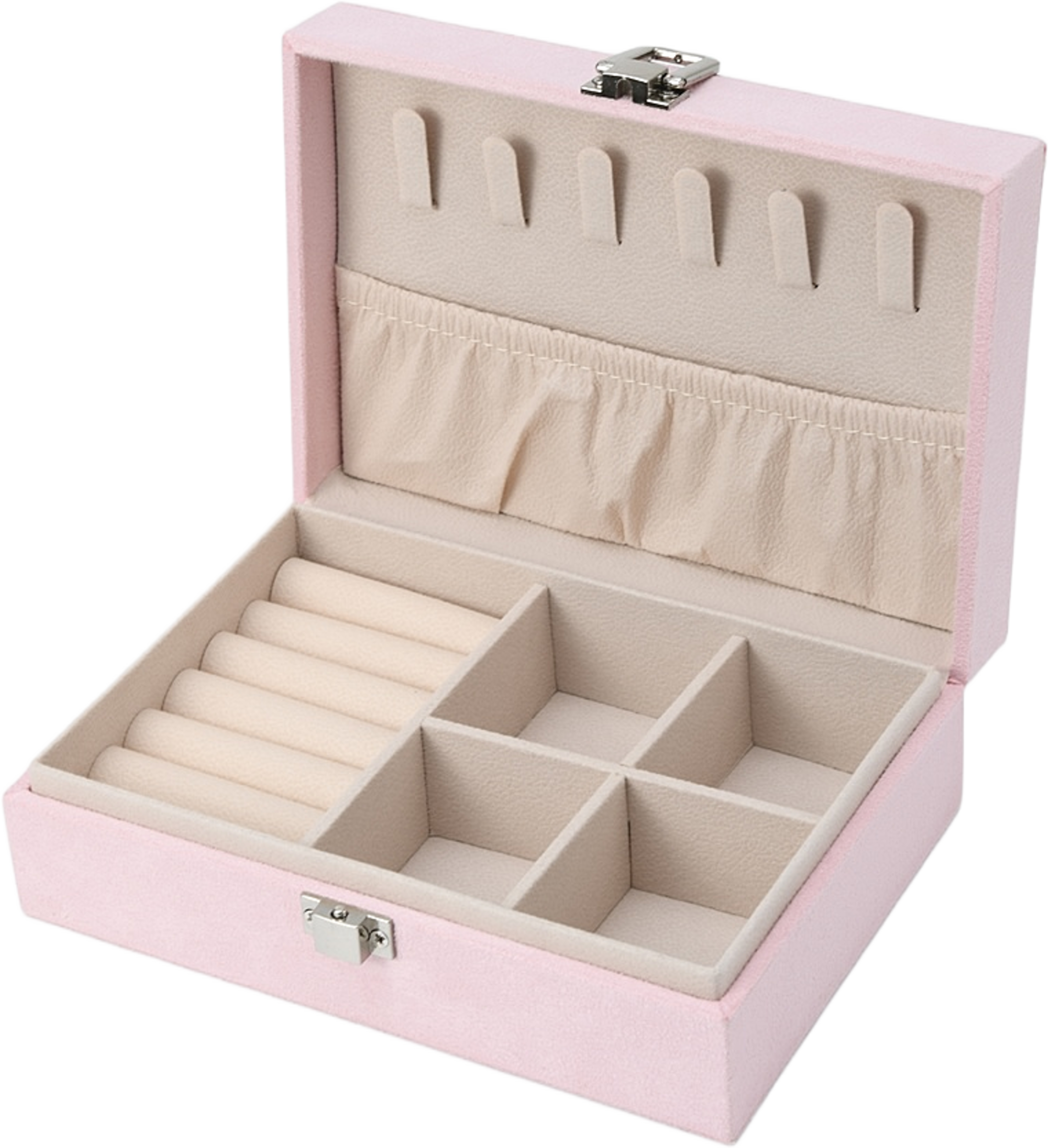Smyckeskrin i sammet JULIE, från Åhléns Home, i färgen Lt Pink. Klicka för att öppna bilden i stort format