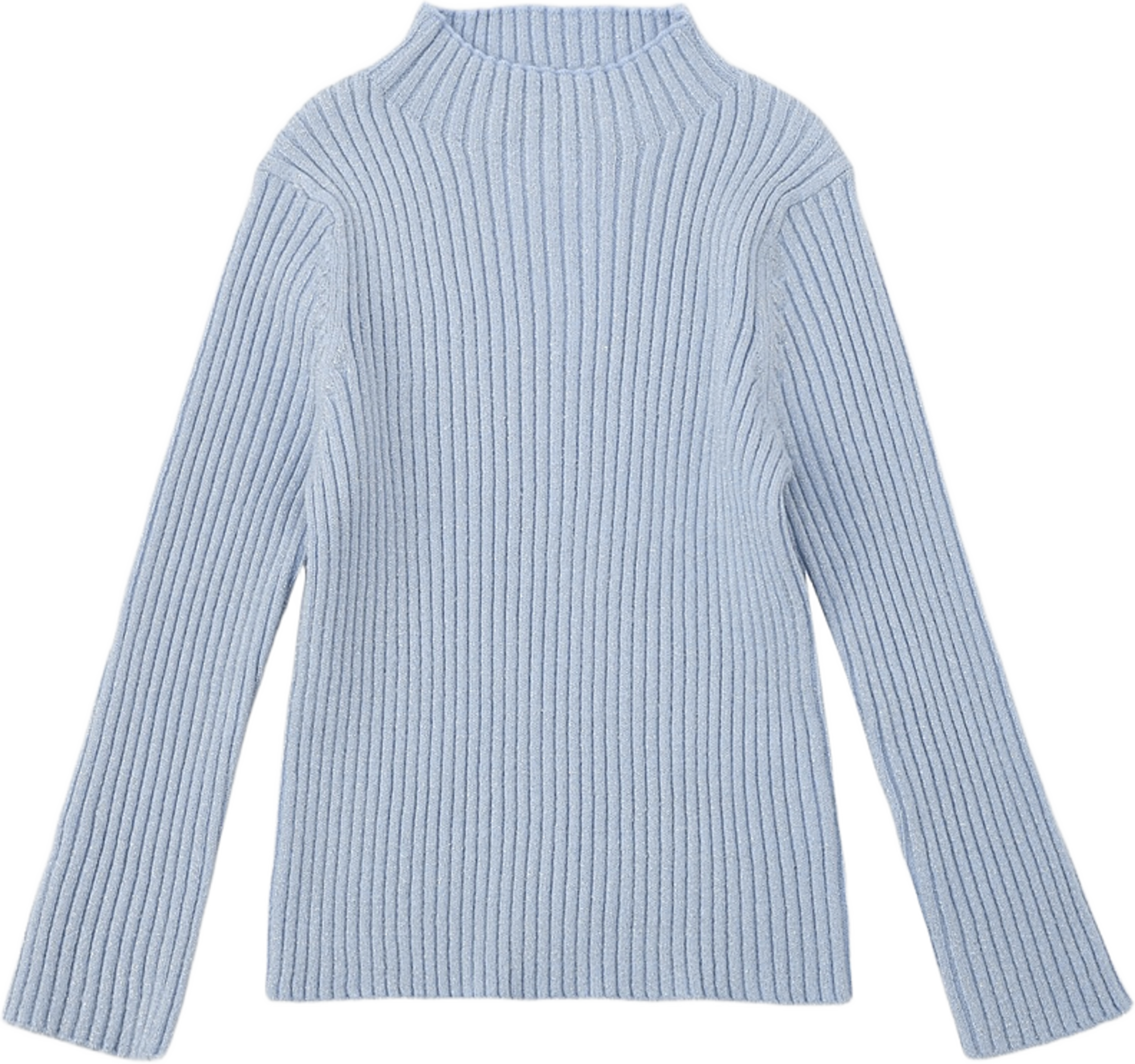 Ribbstickad tröja NICOLE, från RIKIKI, i färgen Blue. Klicka för att öppna bilden i stort format