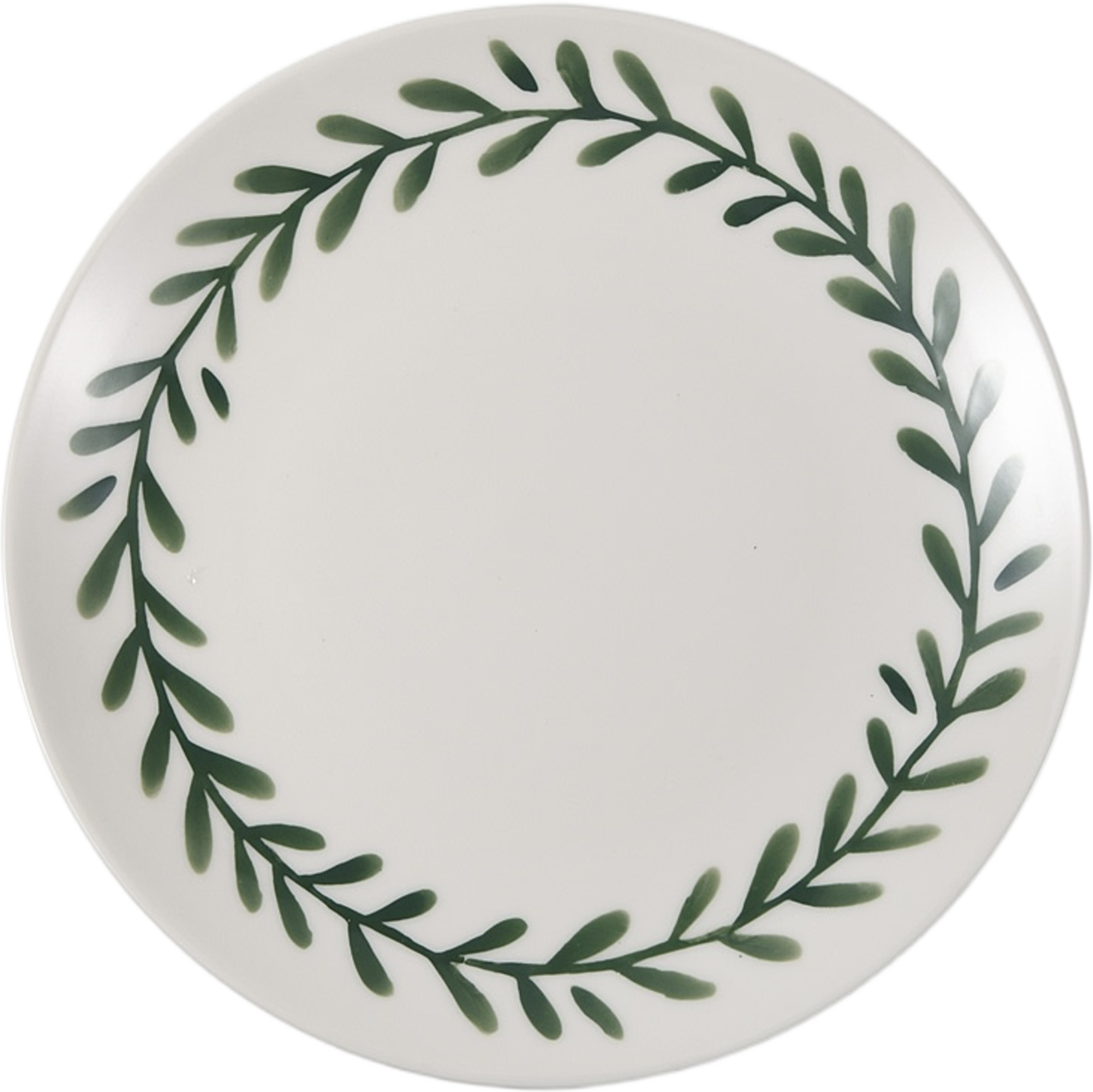 Assiett WREATH 21 cm, från PORTOLINO LIVING, i färgen Green. Klicka för att öppna bilden i stort format