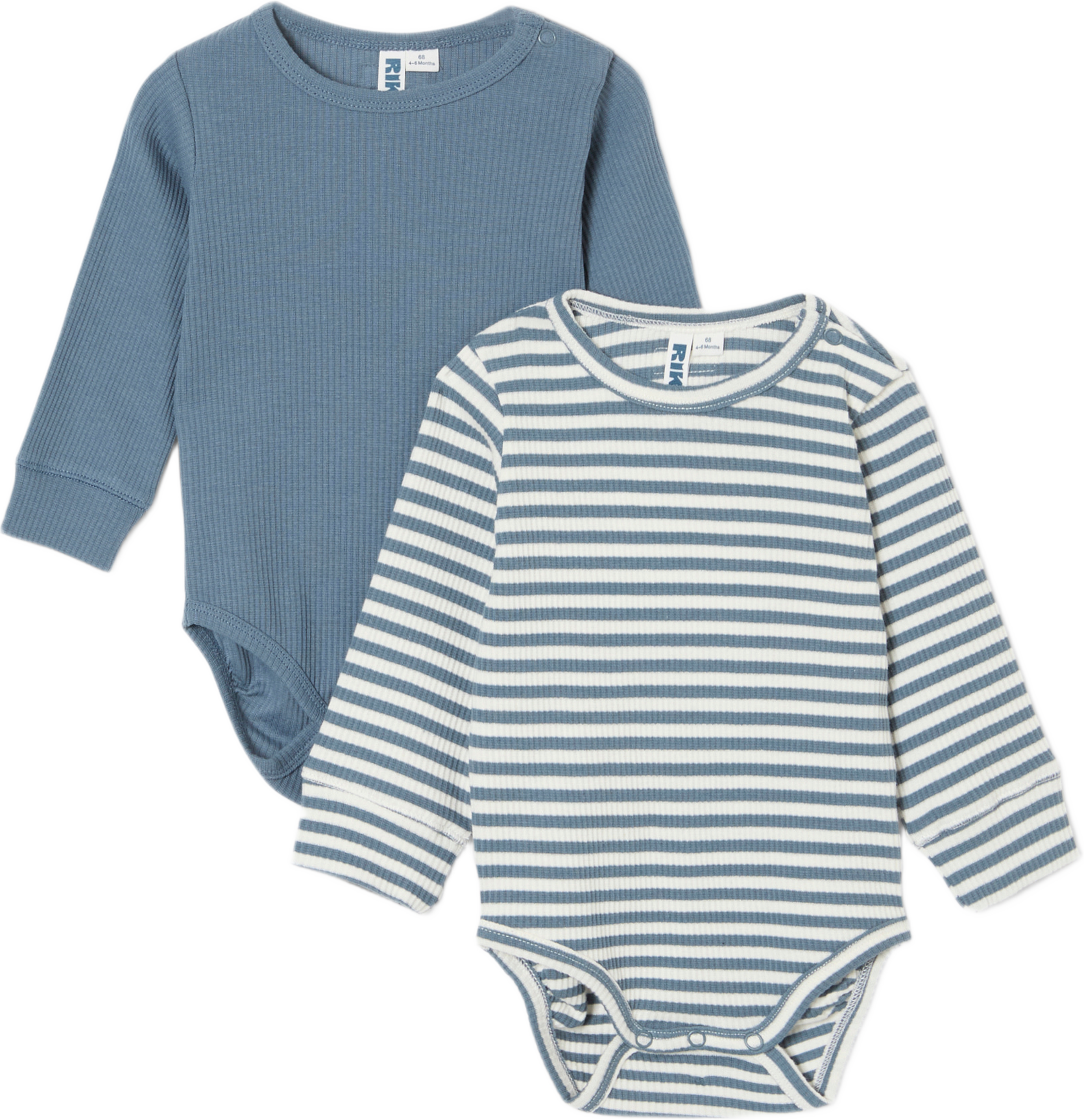 Body RIRI, 2-pack, från RIKIKI, i färgen Stripe. Klicka för att öppna bilden i stort format