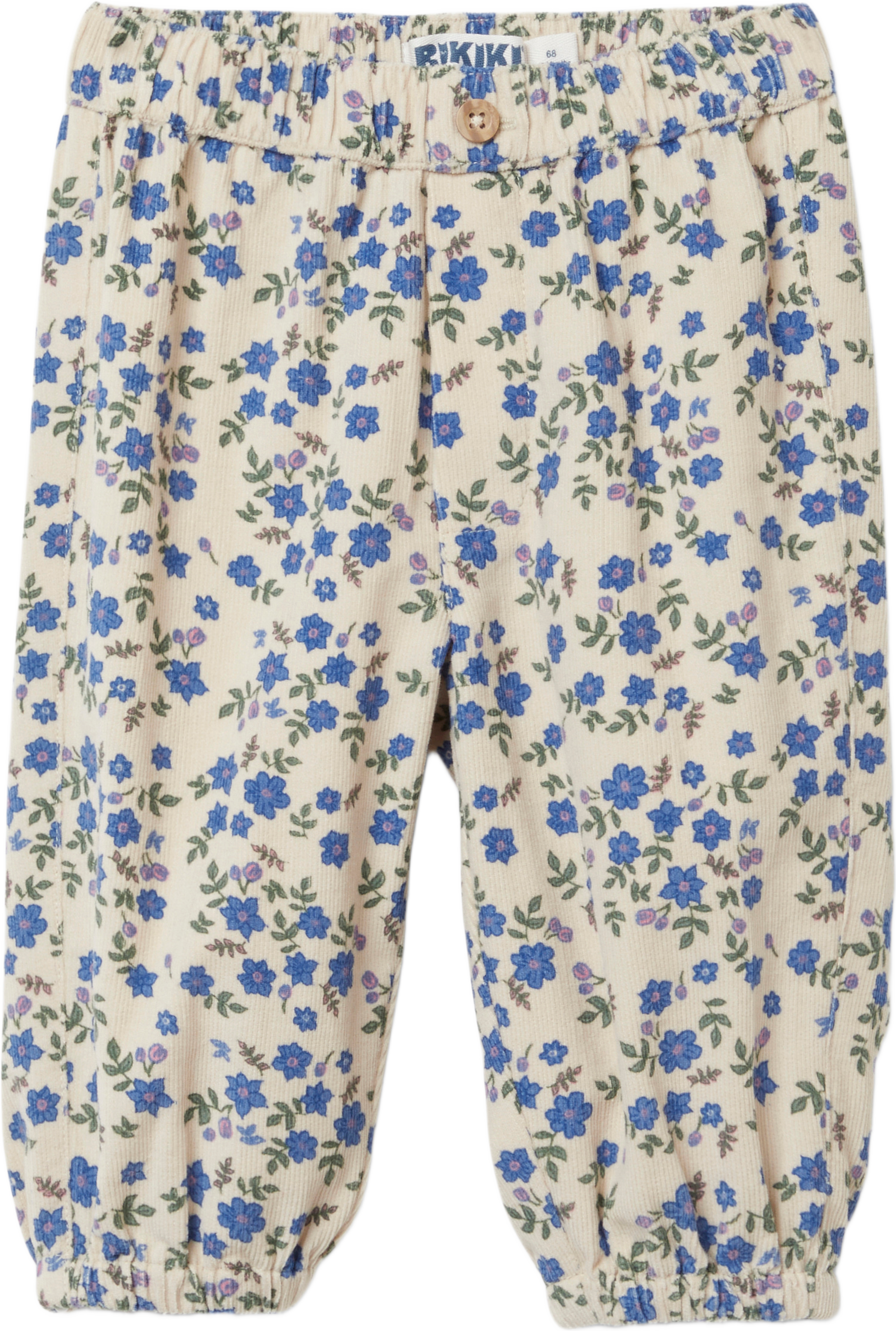 Manchesterbyxor LUCIE, från RIKIKI, i färgen Flower. Klicka för att öppna bilden i stort format