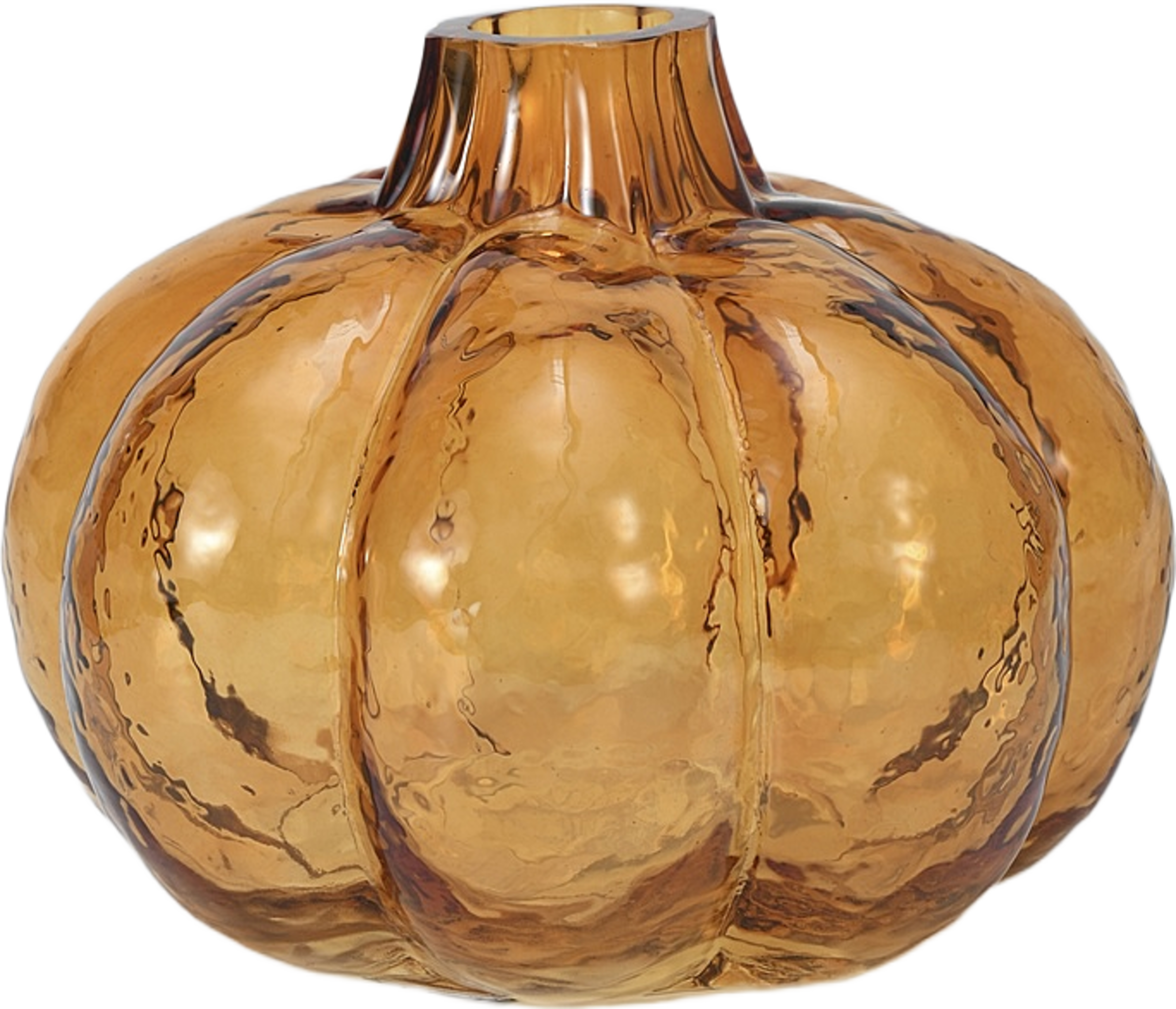Minivas PUMPKIN, från Åhléns Home, i färgen Amber. Klicka för att öppna bilden i stort format