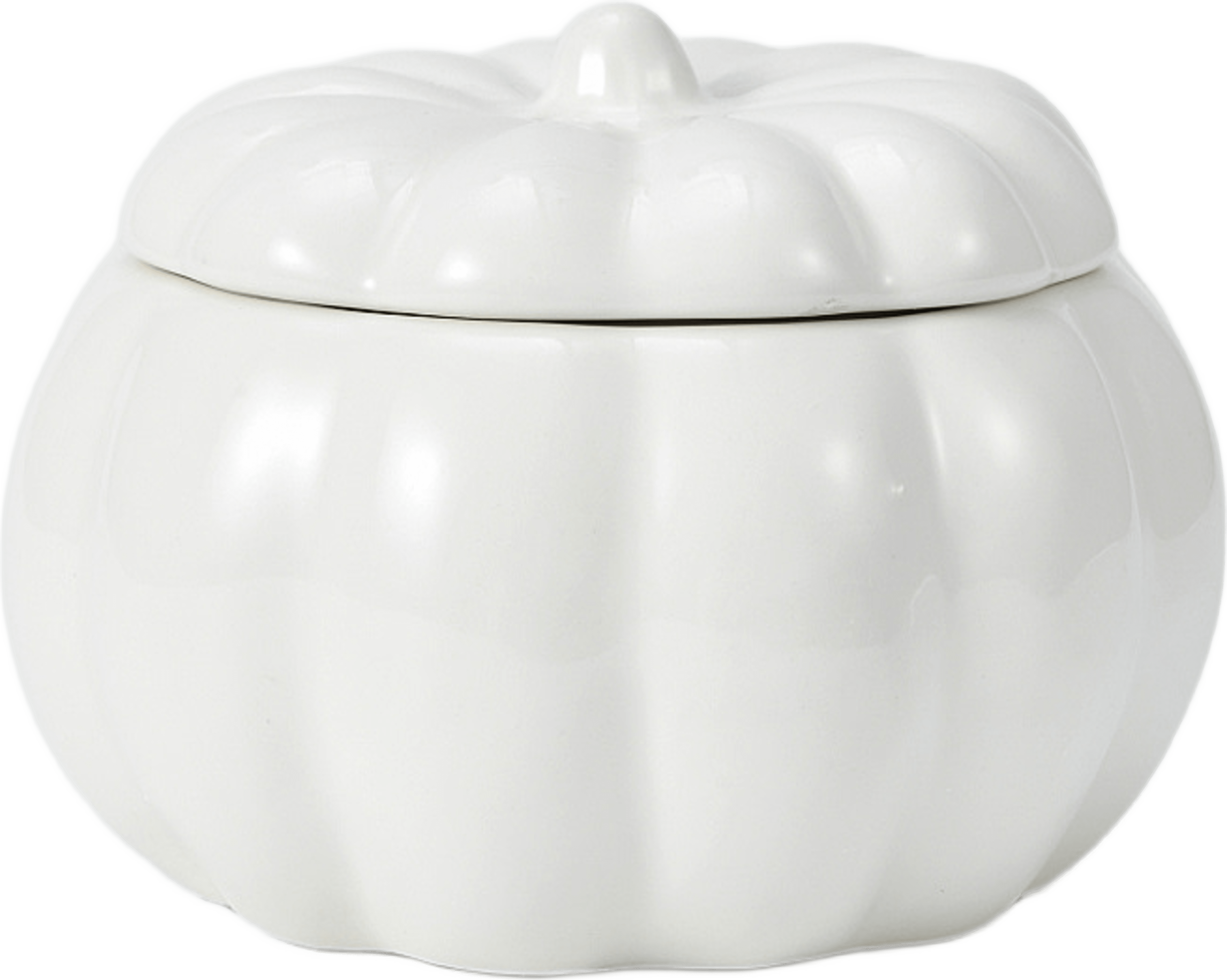 Doftljus PUMPKIN 7,5 cm, från Åhléns Home, i färgen Offwhite. Klicka för att öppna bilden i stort format
