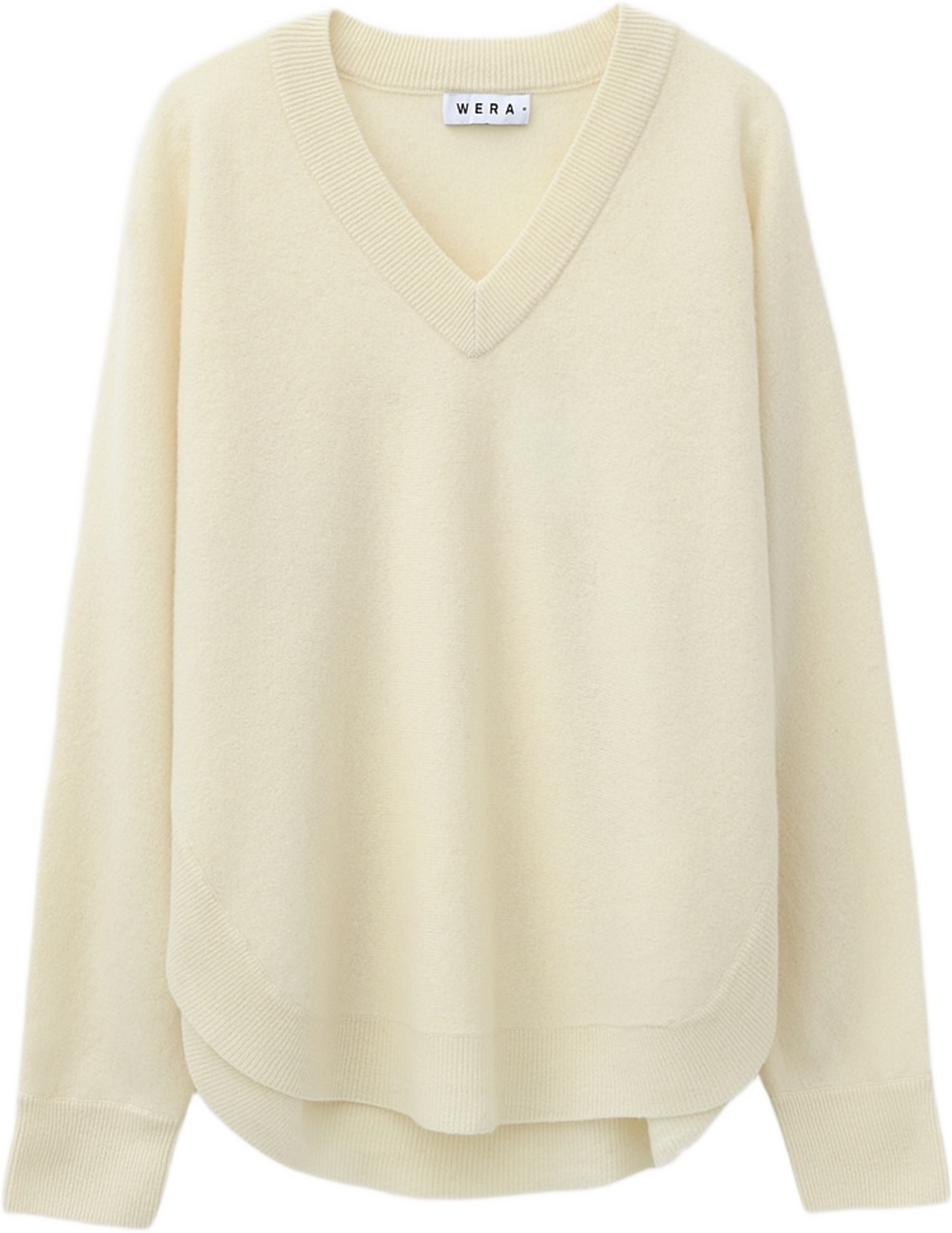 Ulltröja CASSIS, från Wera, i färgen Off White. Klicka för att öppna bilden i stort format