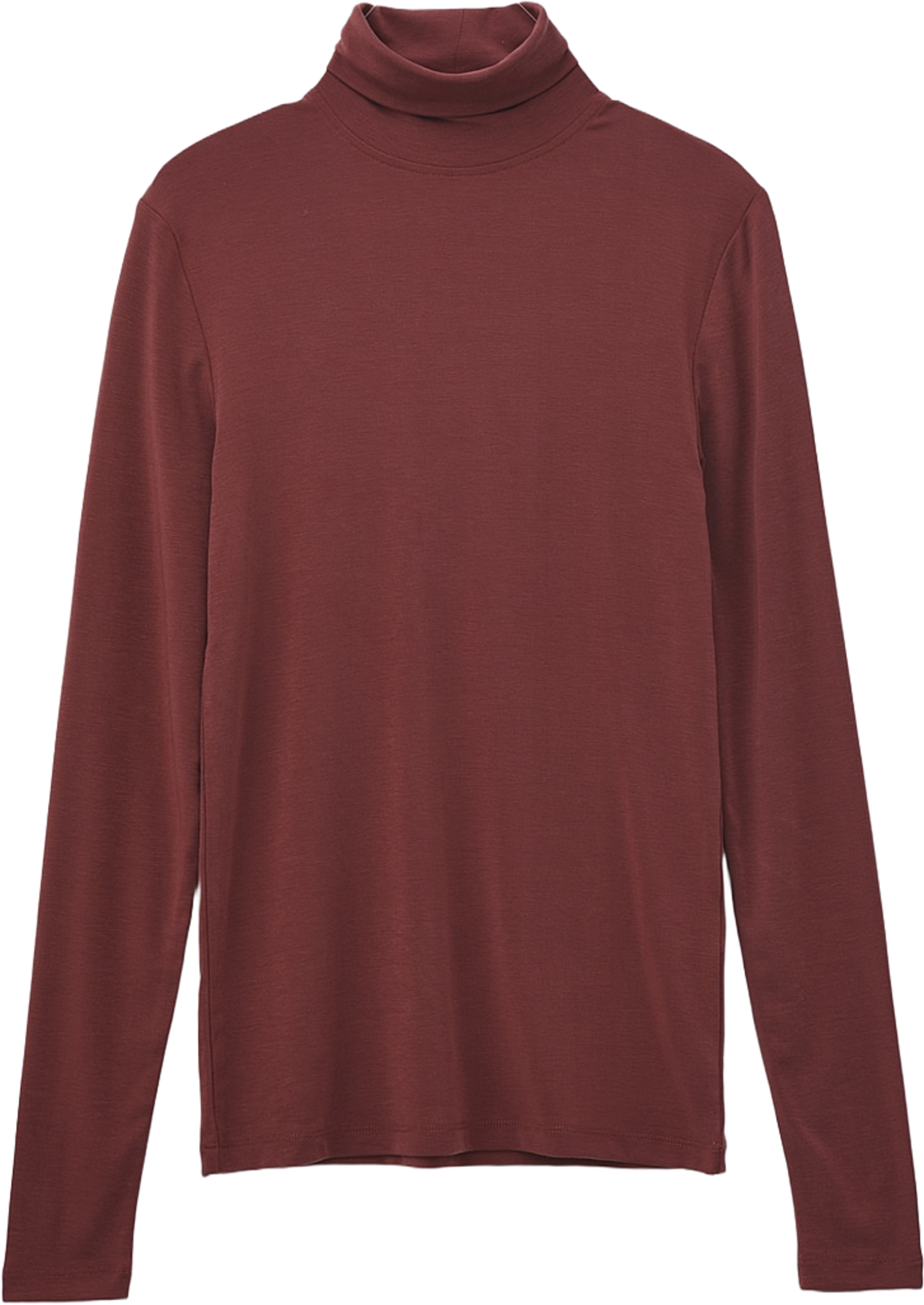 Polotröja i lyocell SLENDER, från Carin Wester, i färgen Red Brown. Klicka för att öppna bilden i stort format