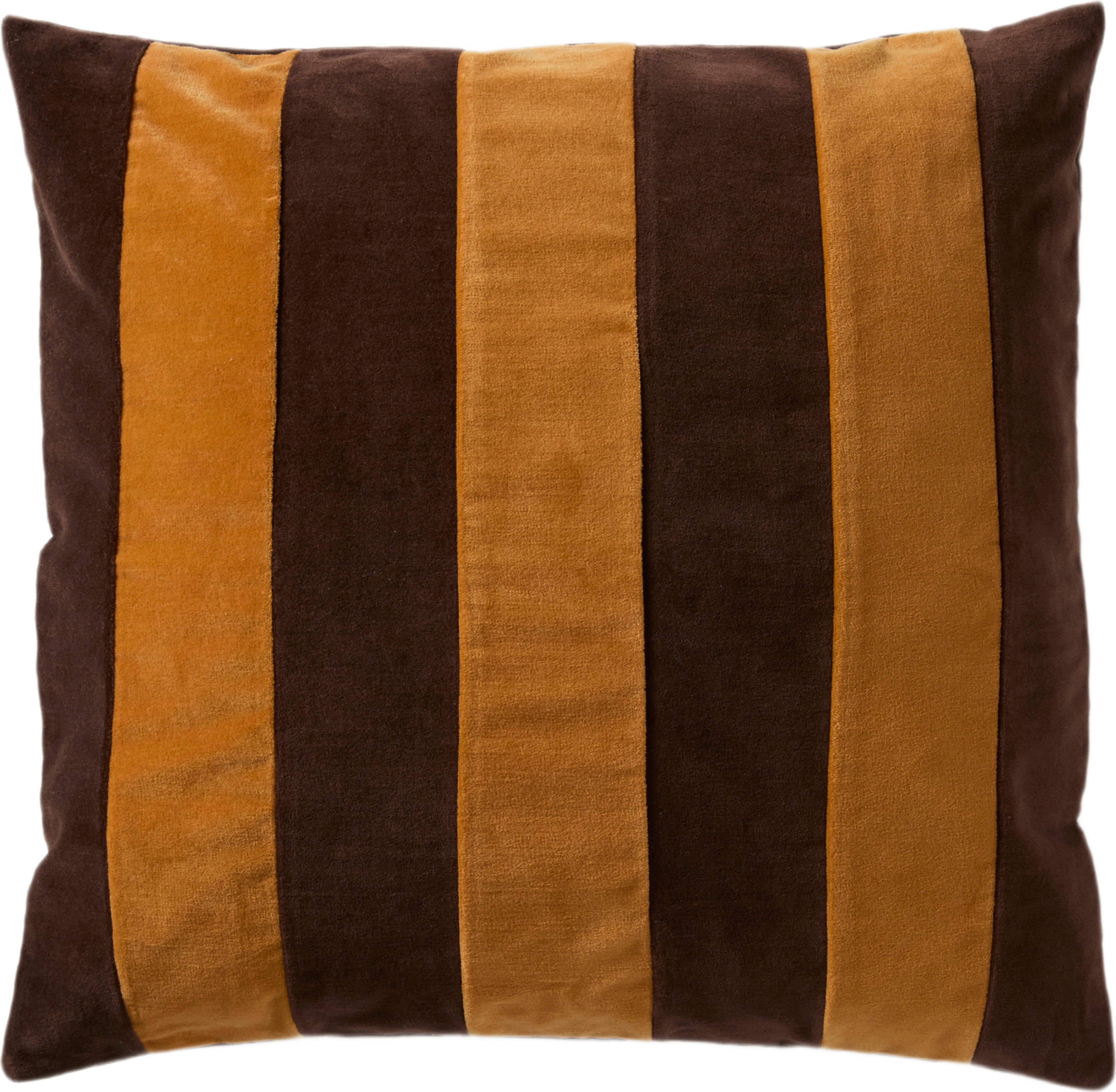Kuddfodral i sammet SAMIRA 50x50 cm, från Åhléns Home, i färgen Brown/Dark Brown. Klicka för att öppna bilden i stort format