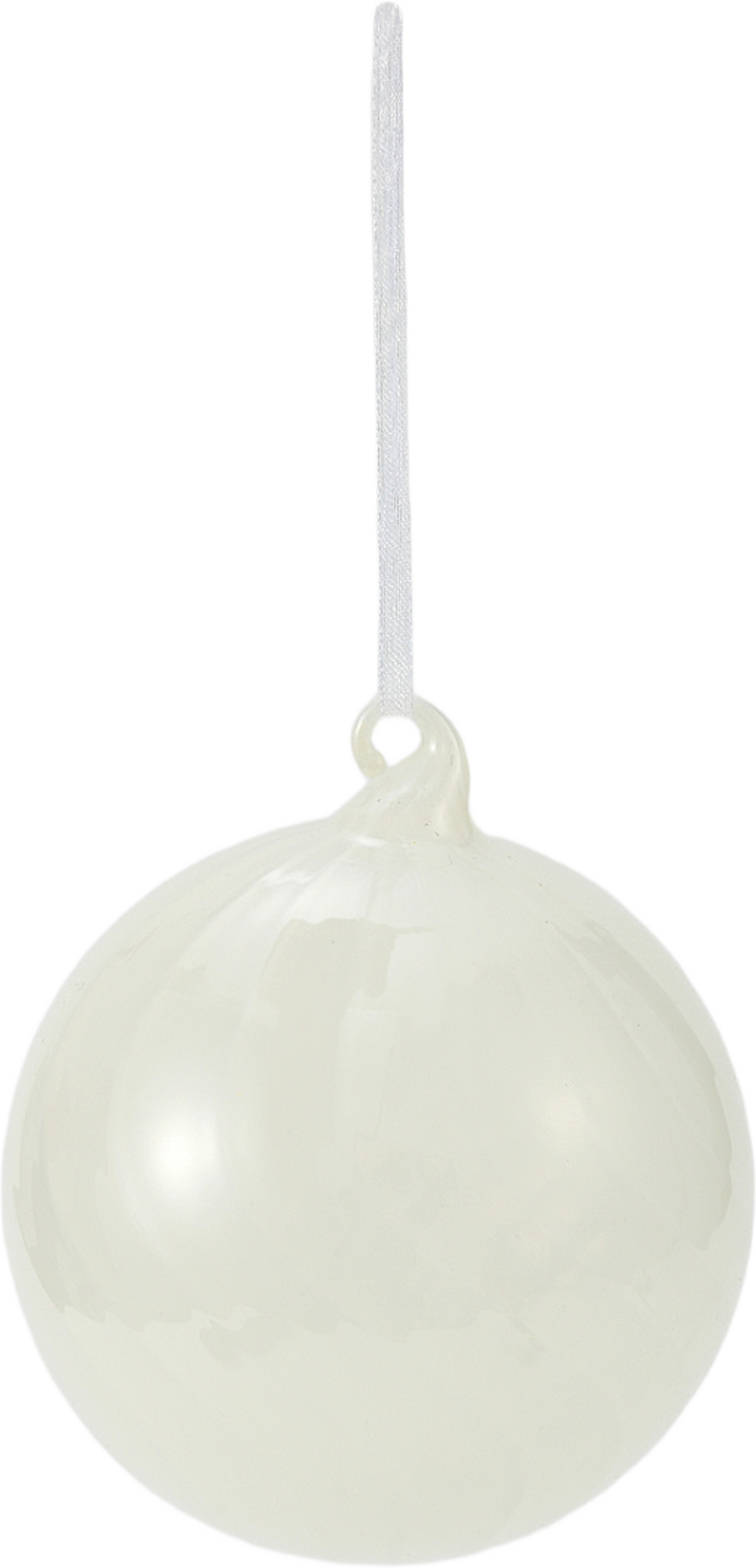 Julgranskula i glas TWIST 8 cm, från Åhléns Home, i färgen White. Klicka för att öppna bilden i stort format