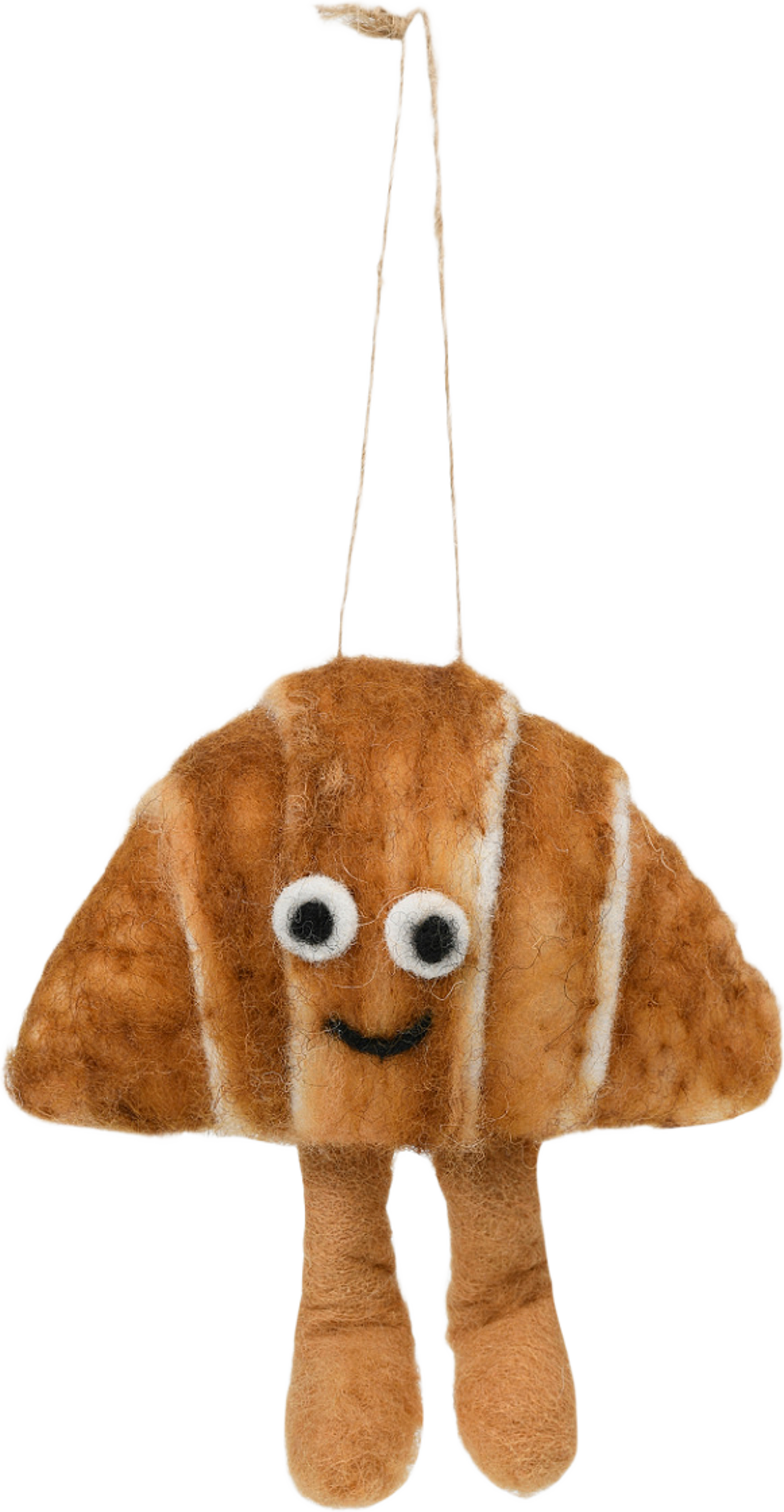 Julgranshänge i ull CROISSANT, från Åhléns Home, i färgen Light Brown. Klicka för att öppna bilden i stort format