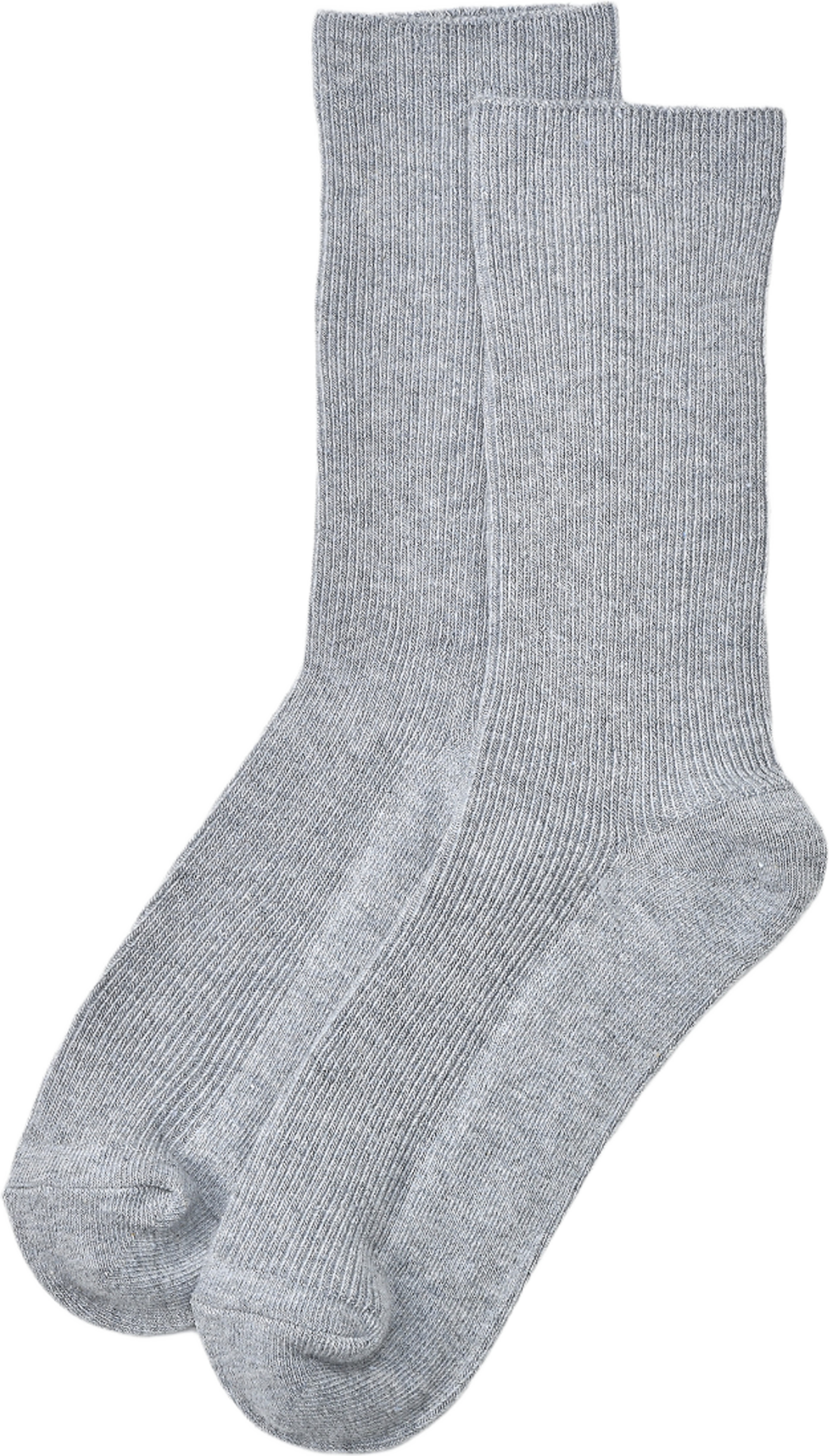 Tunna ribbade strumpor, från Å WOMAN, i färgen Grey Melange. Klicka för att öppna bilden i stort format
