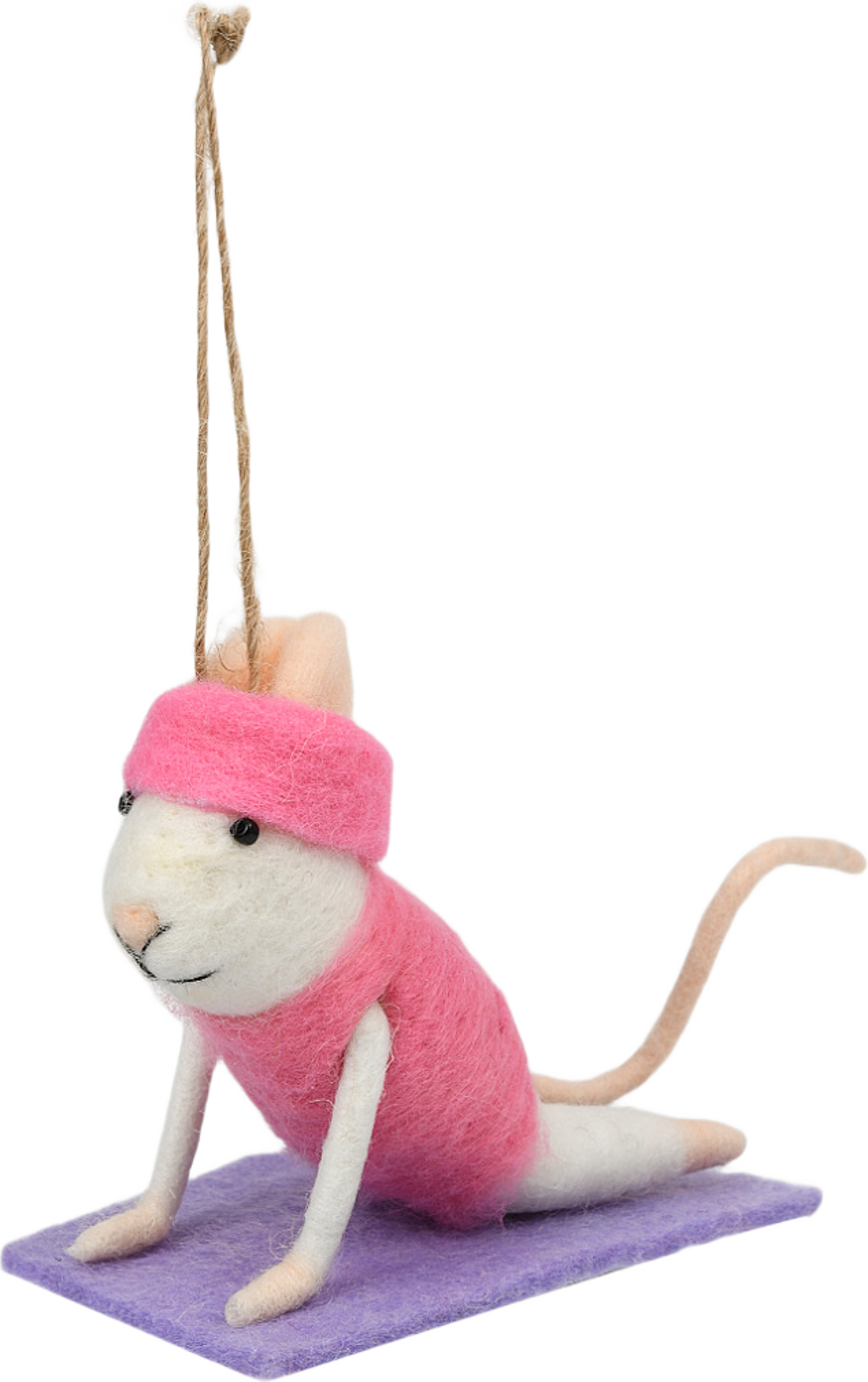 Julgranshänge i ull yogamus, från Åhléns Home, i färgen Pink/Purple. Klicka för att öppna bilden i stort format