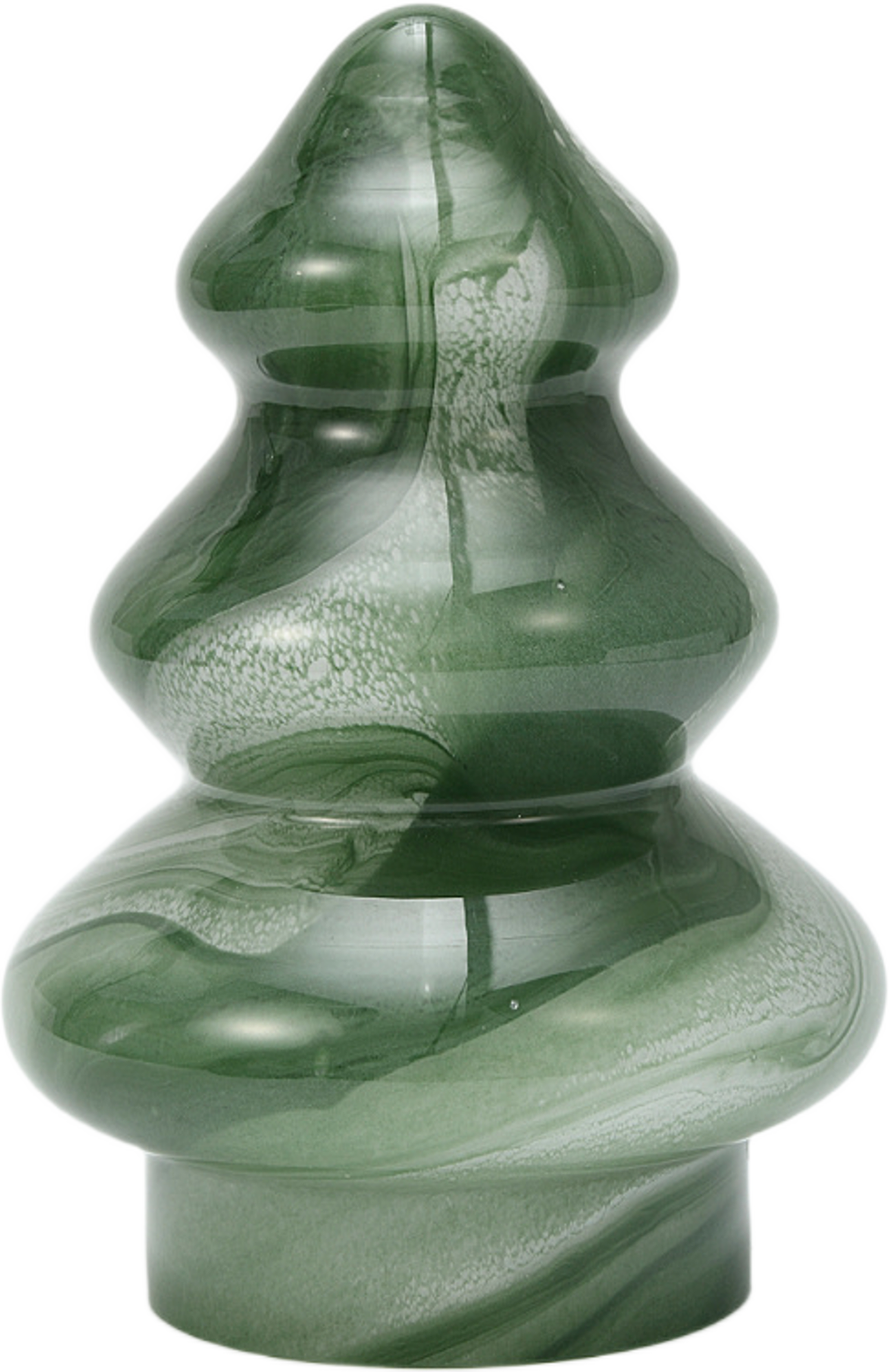 Dekoration i glas gran 14 cm, från Åhléns Home, i färgen Green. Klicka för att öppna bilden i stort format