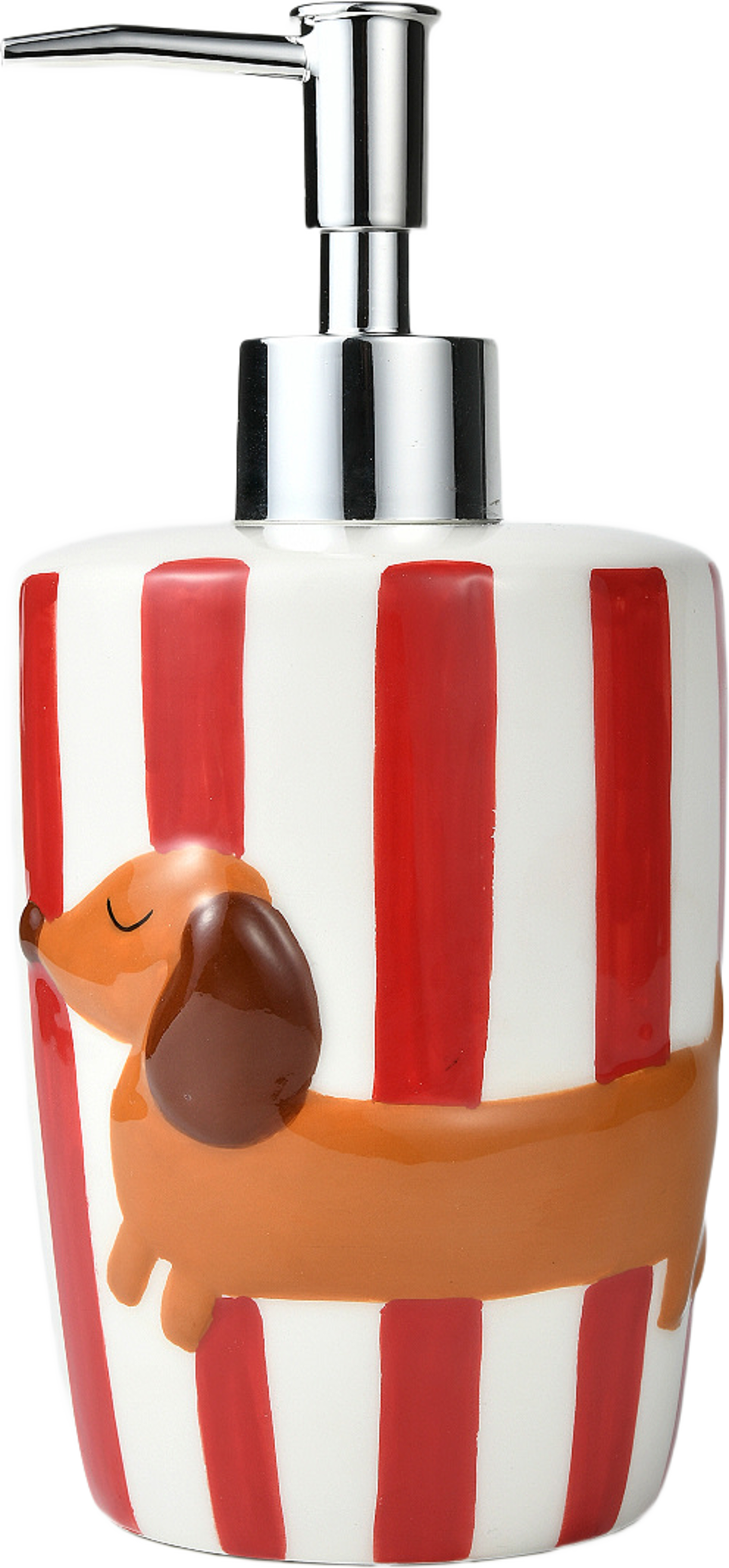 Tvålpump tax, från Åhléns Home, i färgen White/Red Multi. Klicka för att öppna bilden i stort format