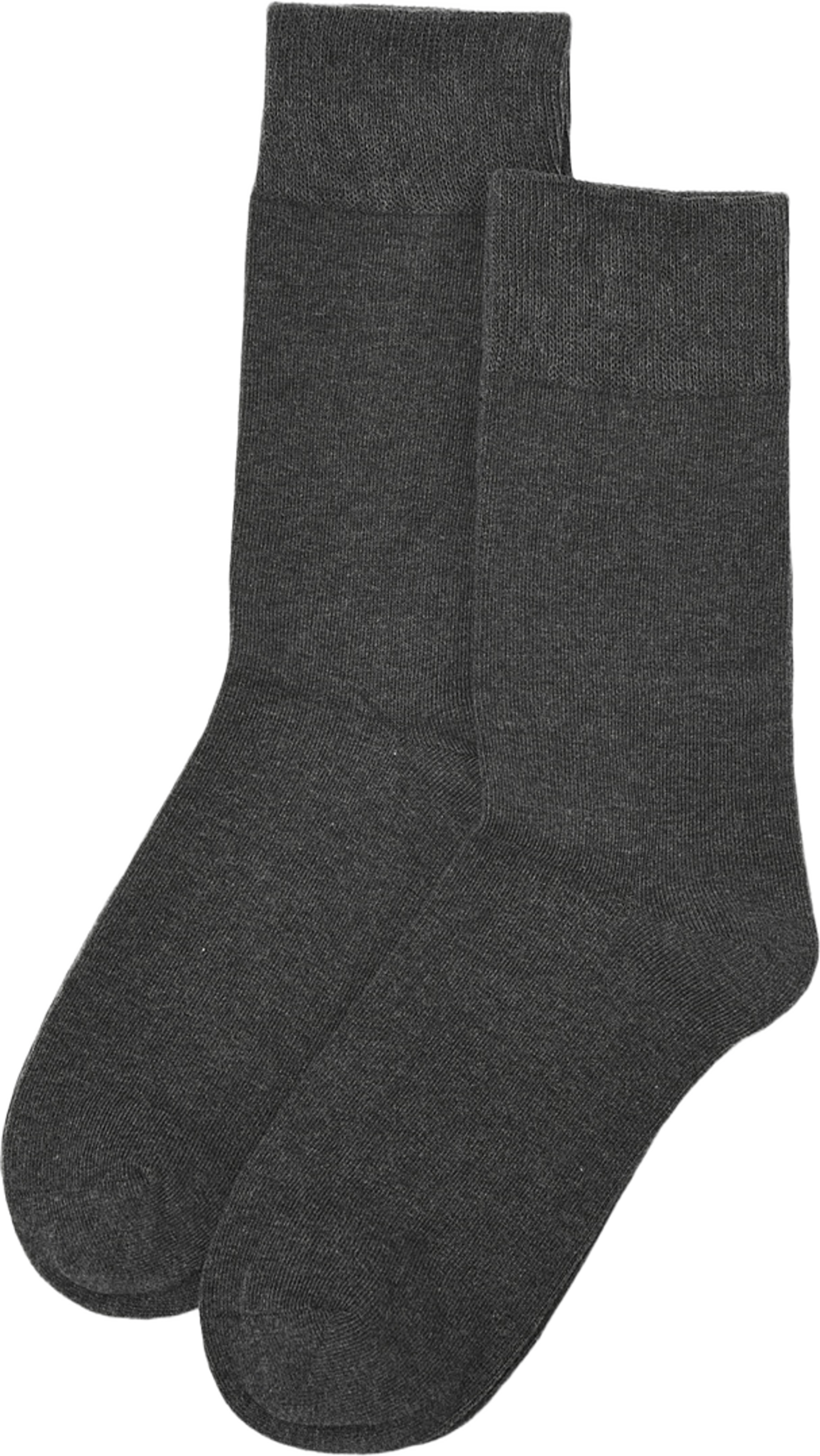 Enfärgade strumpor, 2-pack, från NORVIE, i färgen Grey. Klicka för att öppna bilden i stort format
