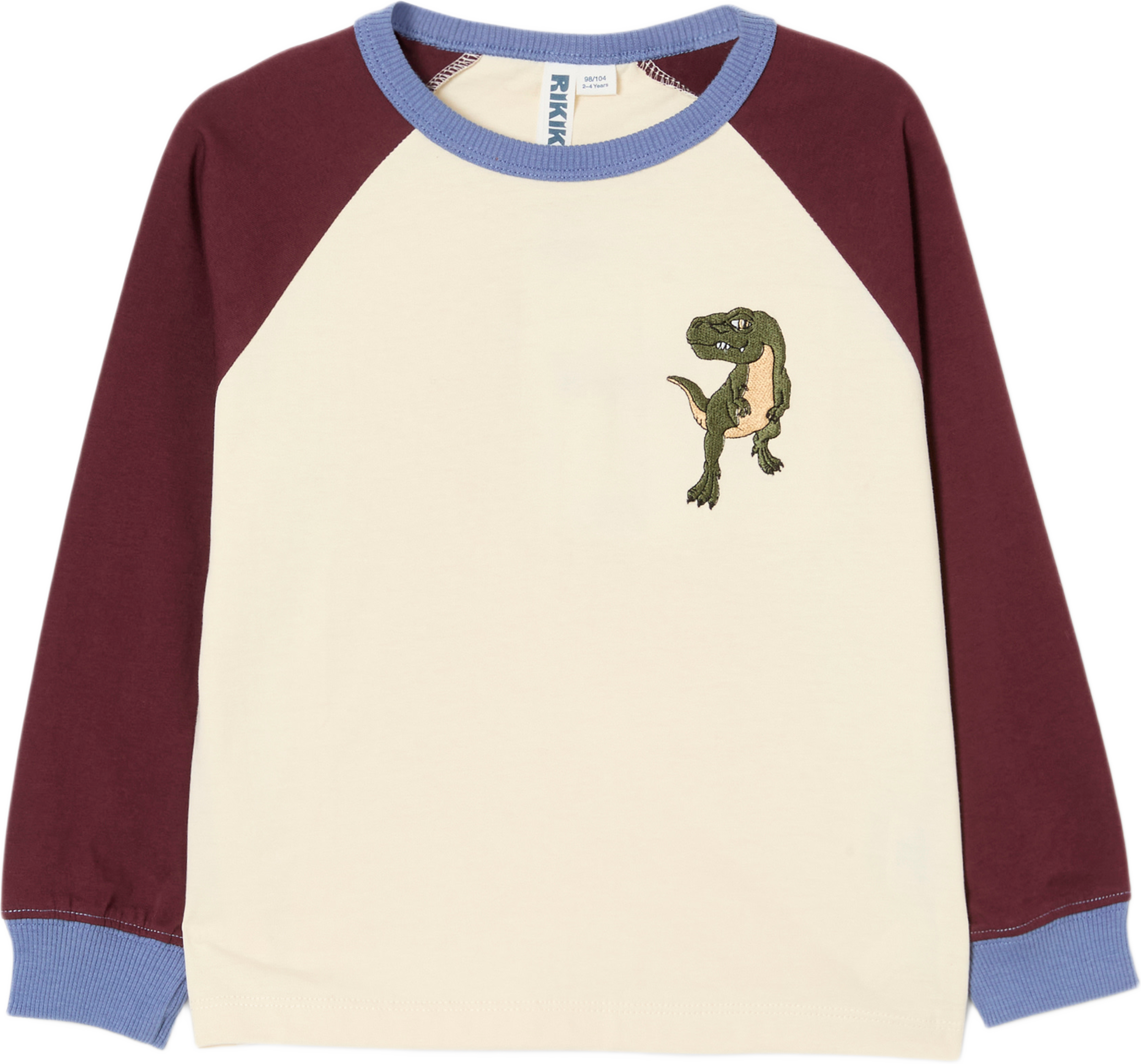 Långärmad t-shirt HUGO, från RIKIKI, i färgen Dino. Klicka för att öppna bilden i stort format