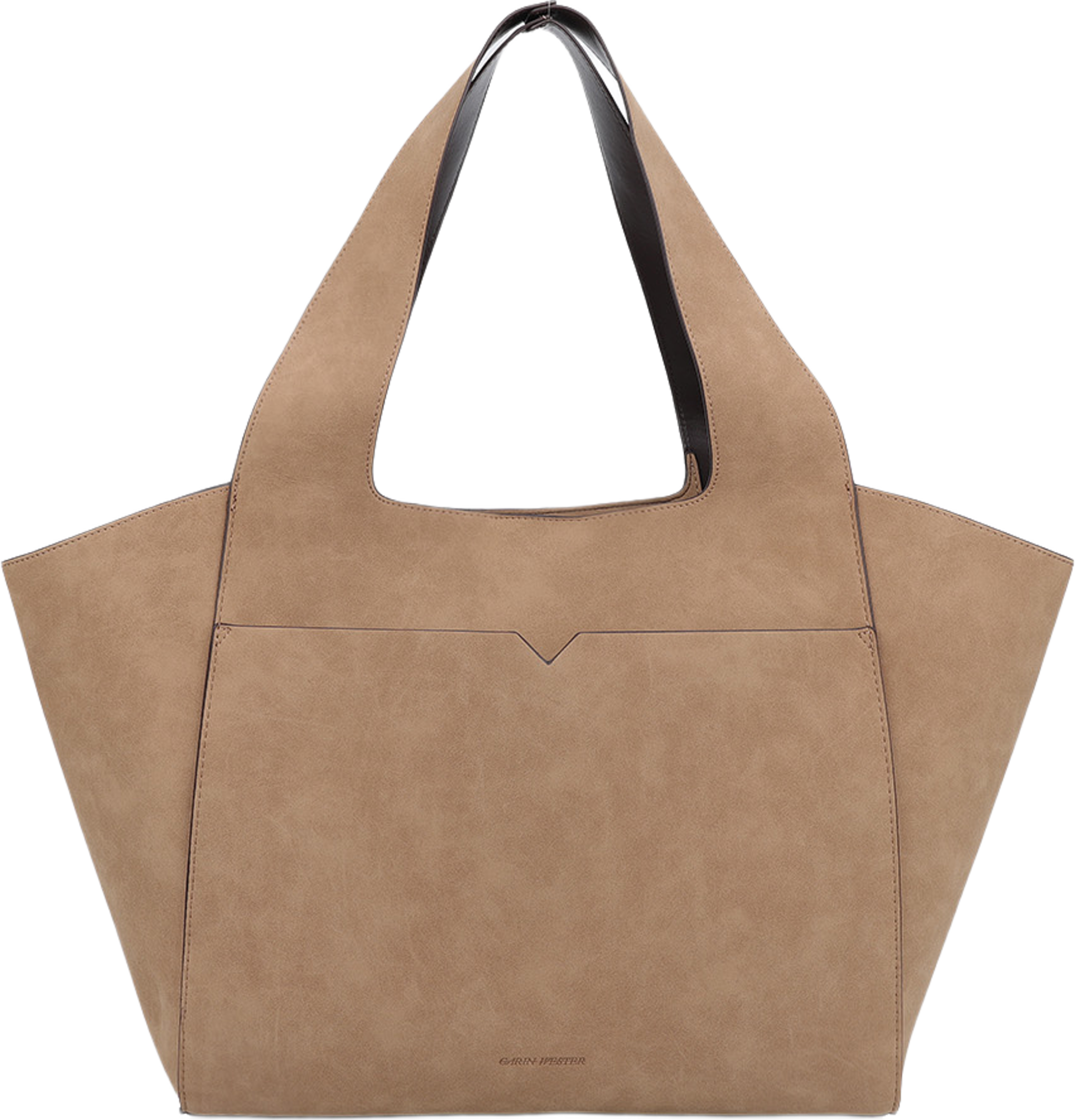 Toteväska SANYA, från Carin Wester, i färgen Suede Beige. Klicka för att öppna bilden i stort format