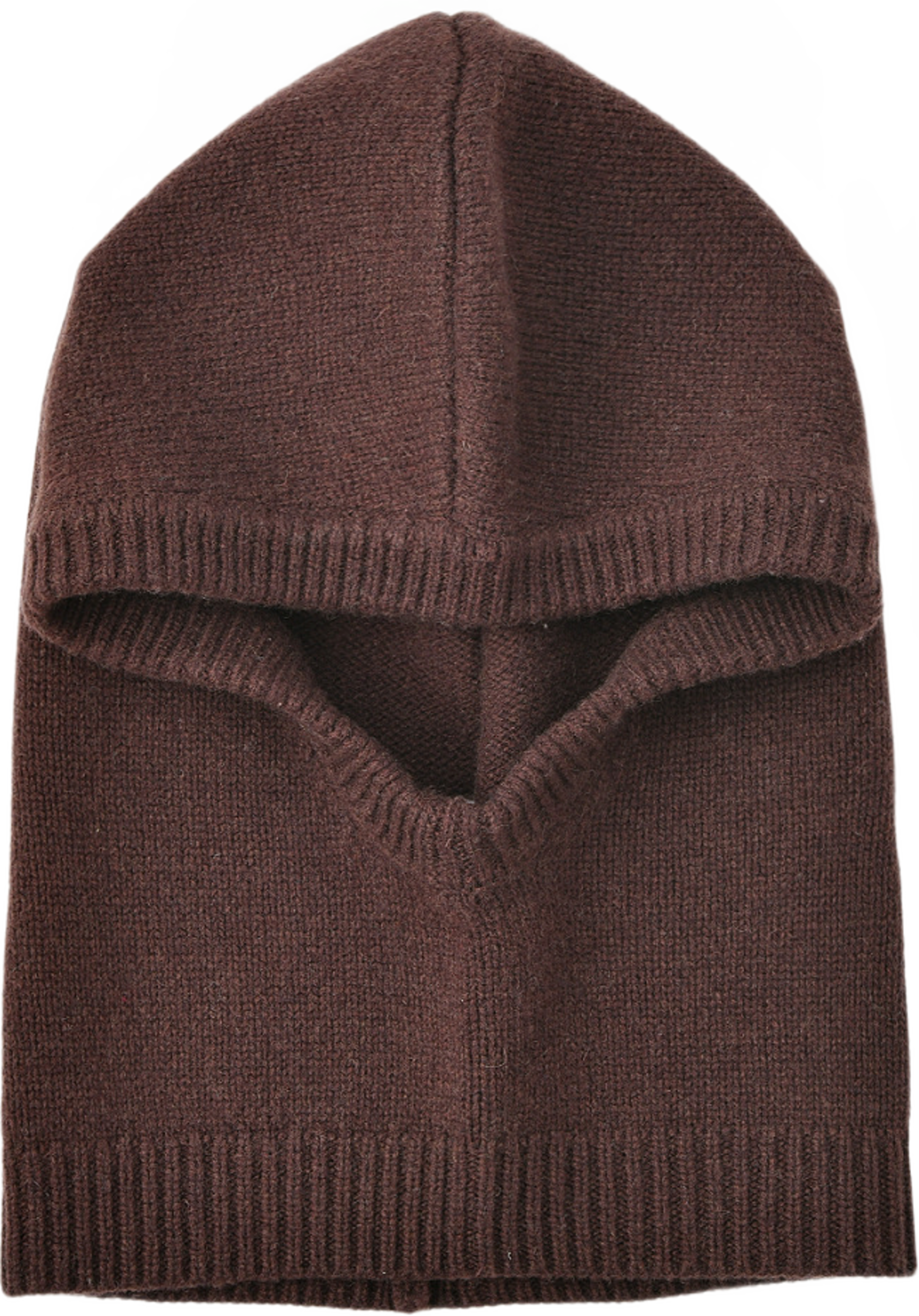 Balaklava i ull EDITH, från Carin Wester, i färgen Brown. Klicka för att öppna bilden i stort format