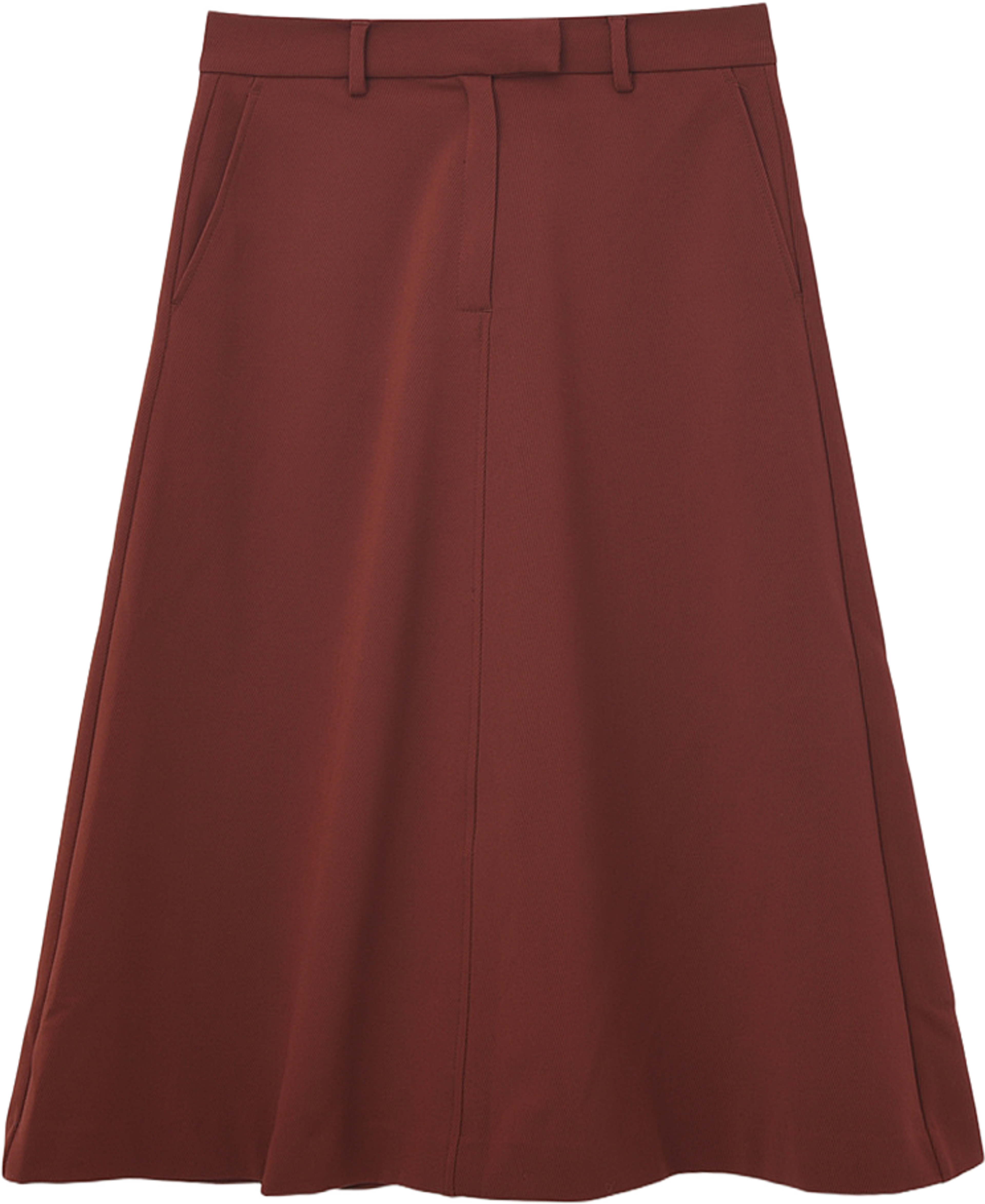 Kjol SIBEL, från Carin Wester, i färgen Red Brown. Klicka för att öppna bilden i stort format