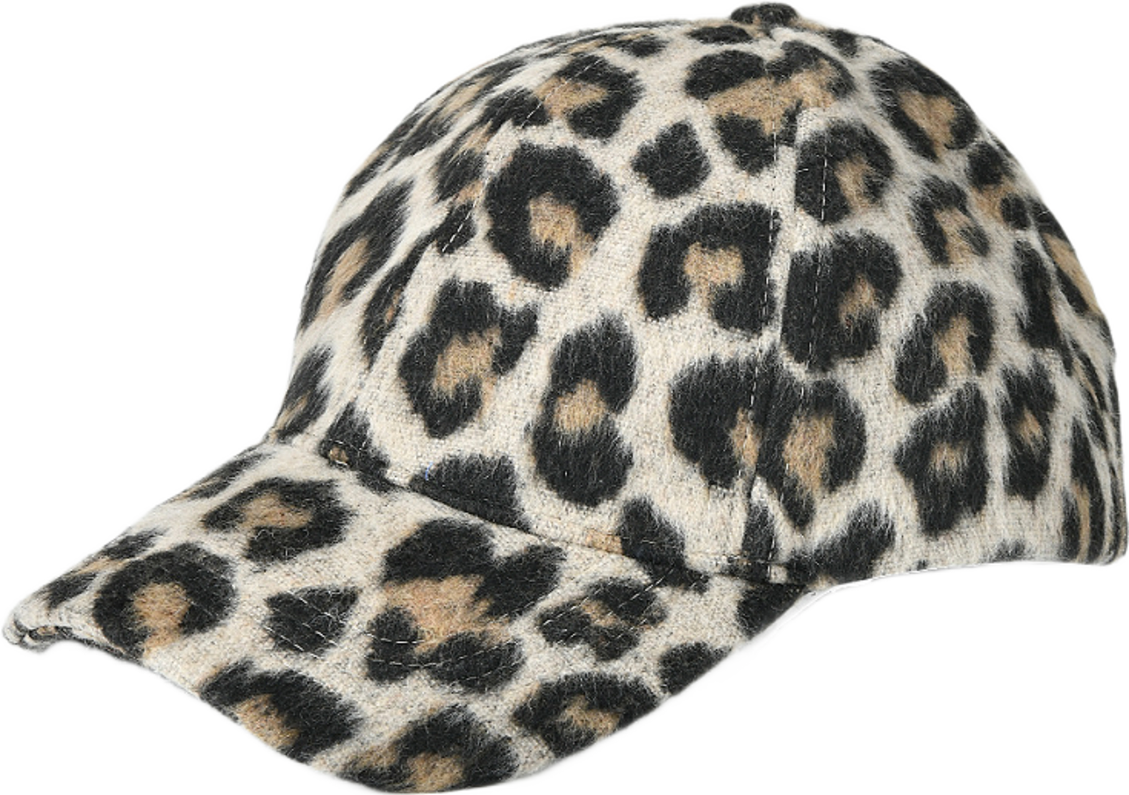 Leopardmönstrad keps LINNEA, från Å WOMAN, i färgen Grey. Klicka för att öppna bilden i stort format