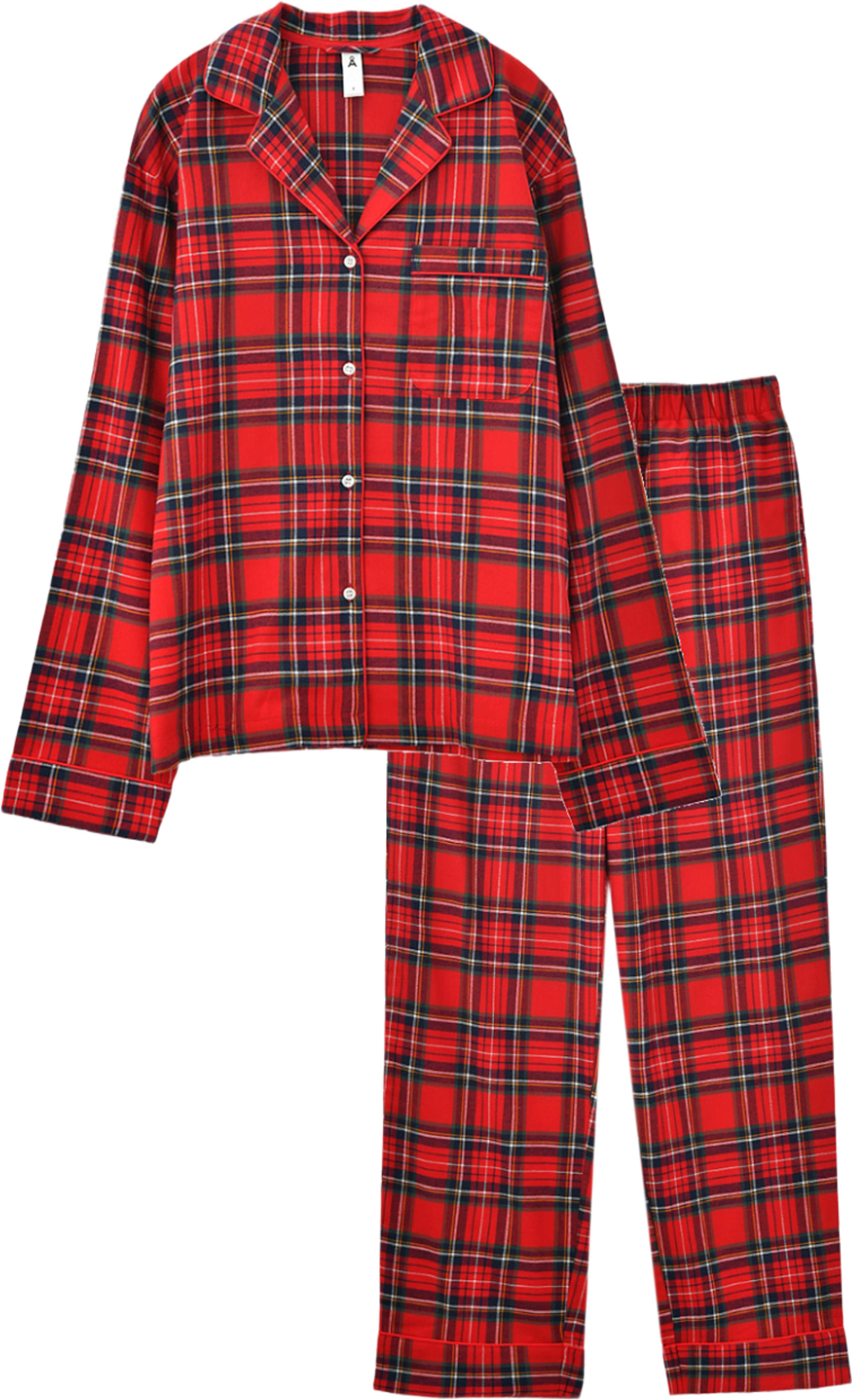 Flanellpyjamas unisex, från Å WOMAN, i färgen Multi Check. Klicka för att öppna bilden i stort format