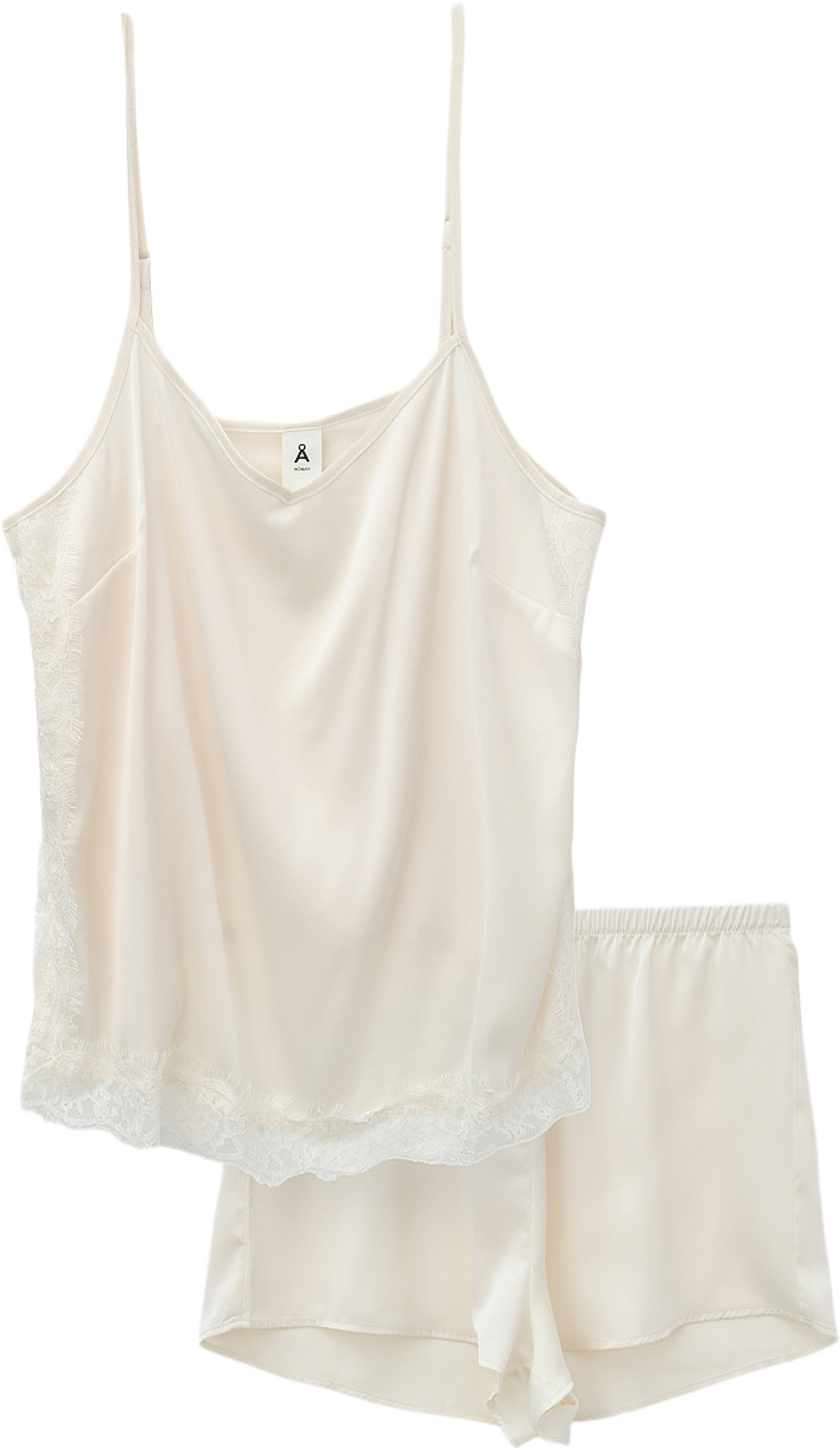 Pyjamas VIVIENNE, från Å WOMAN, i färgen Off White. Klicka för att öppna bilden i stort format