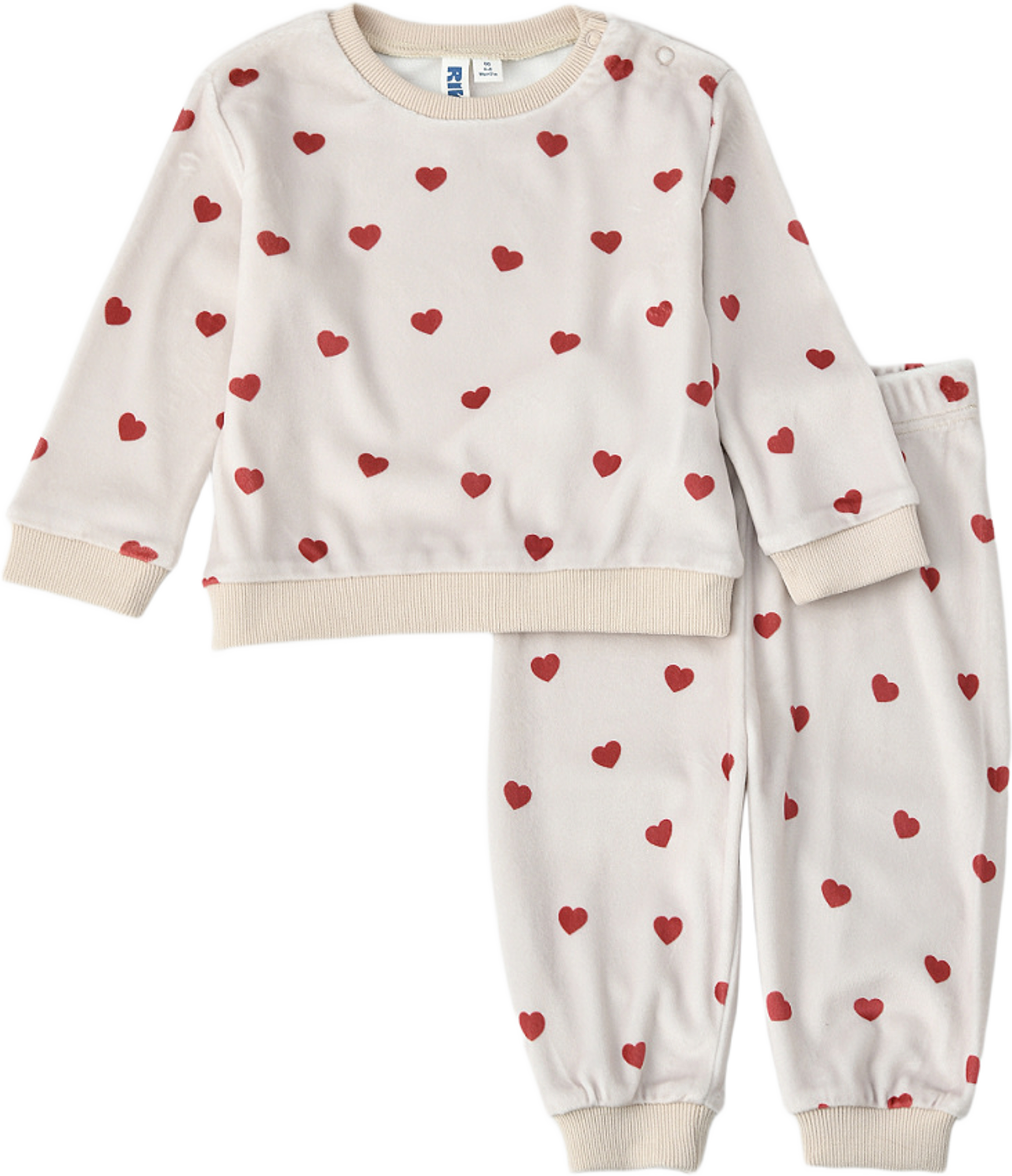 Velourset FRANK, från RIKIKI, i färgen Heart. Klicka för att öppna bilden i stort format