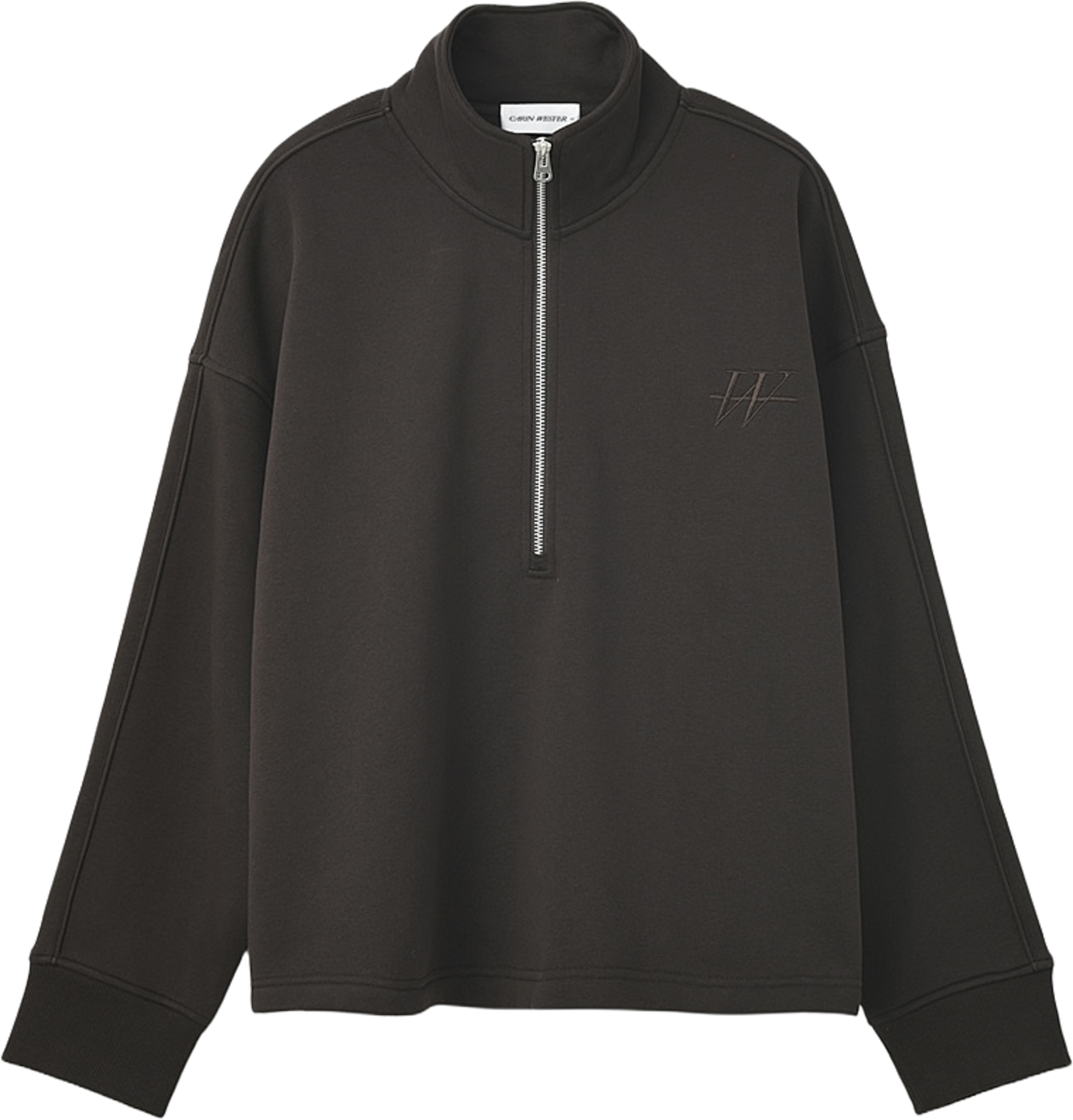 Sweatshirt IDALI, från Carin Wester, i färgen Dark Brown. Klicka för att öppna bilden i stort format