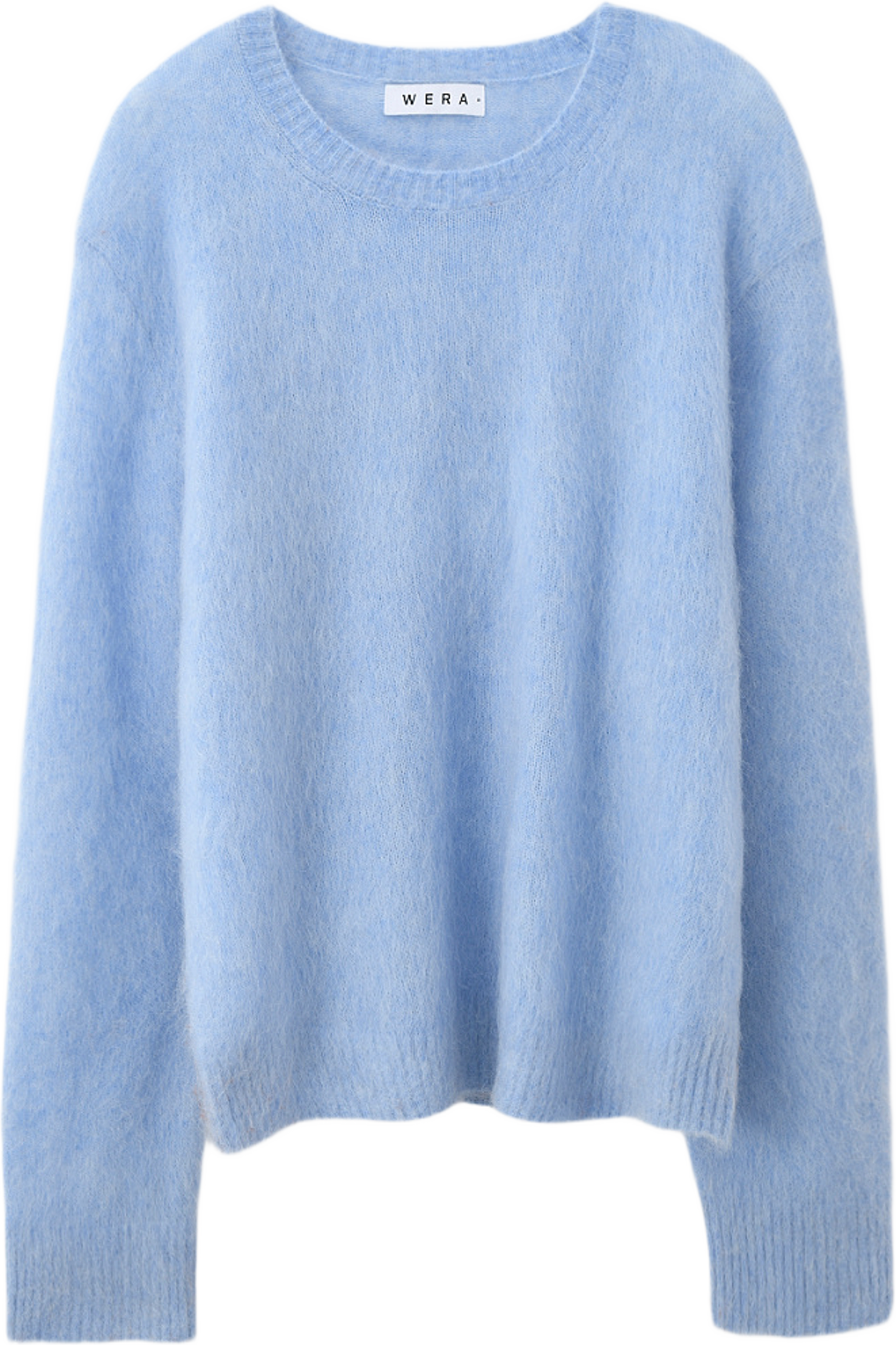 Jumper i mohairmix MARAIS, från Wera, i färgen Blue. Klicka för att öppna bilden i stort format