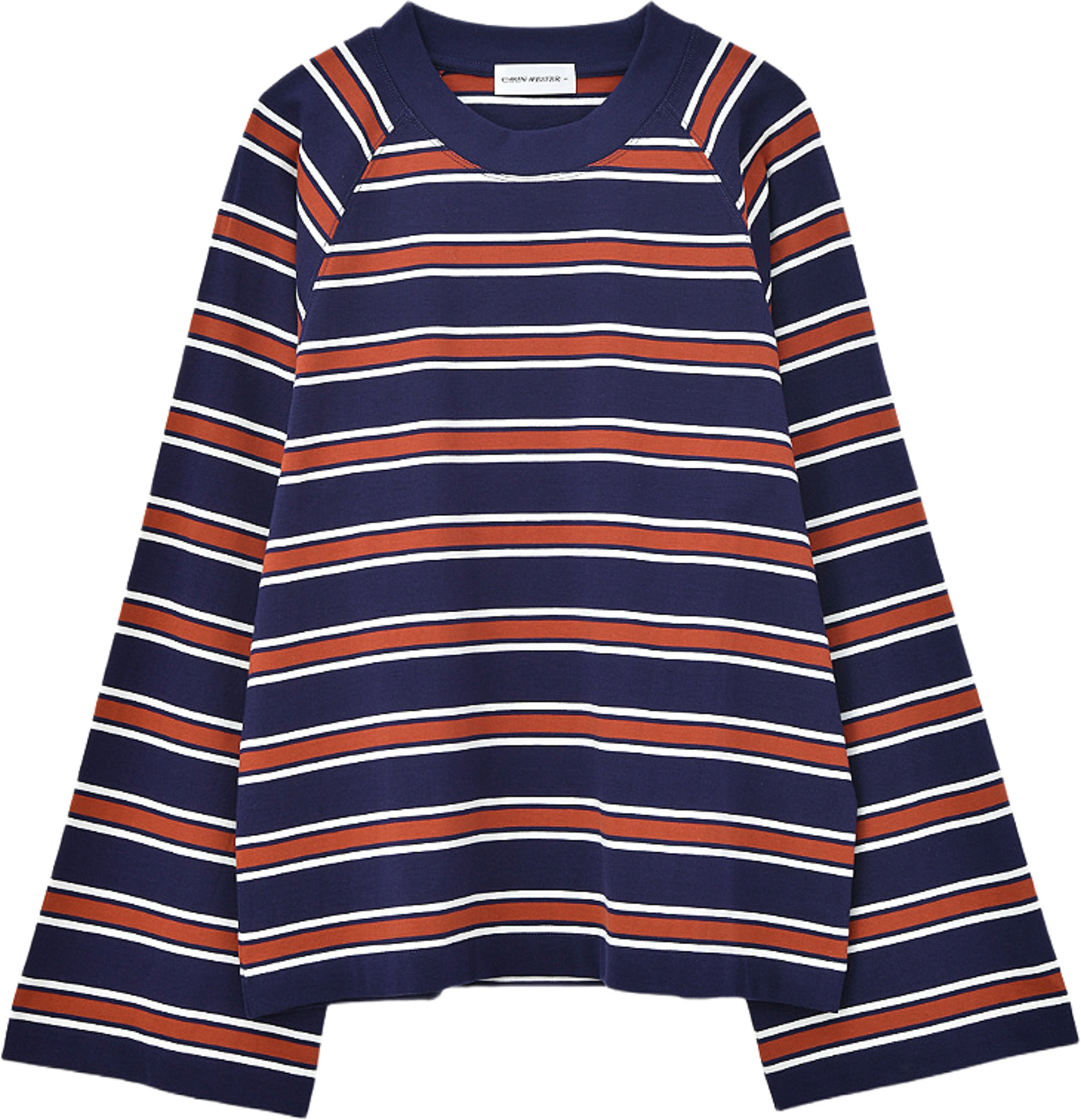Långärmad t-shirt IRENE, från Carin Wester, i färgen Navy Wine. Klicka för att öppna bilden i stort format