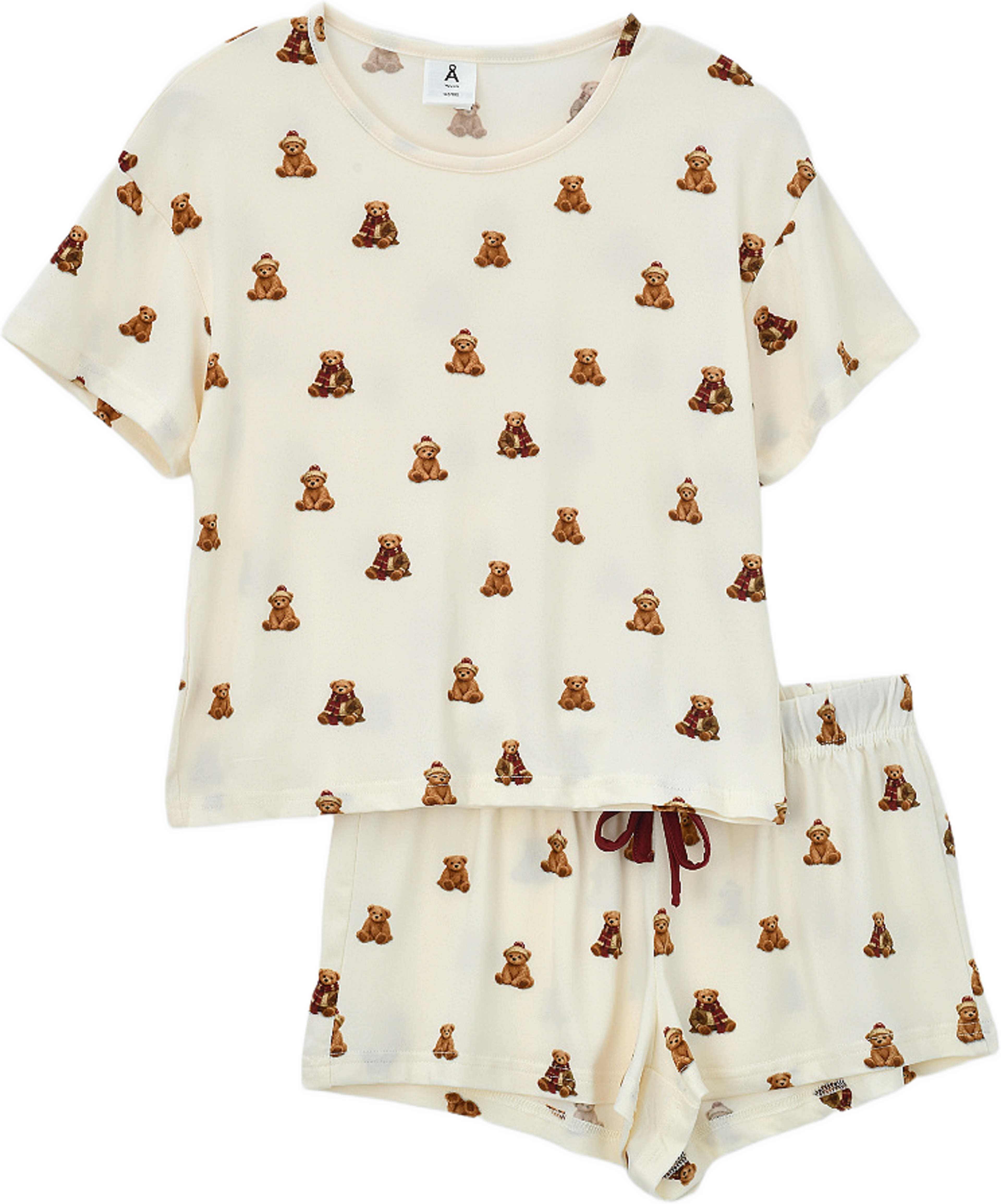 Pyjamas LINNEA, från Å Young, i färgen Bear. Klicka för att öppna bilden i stort format