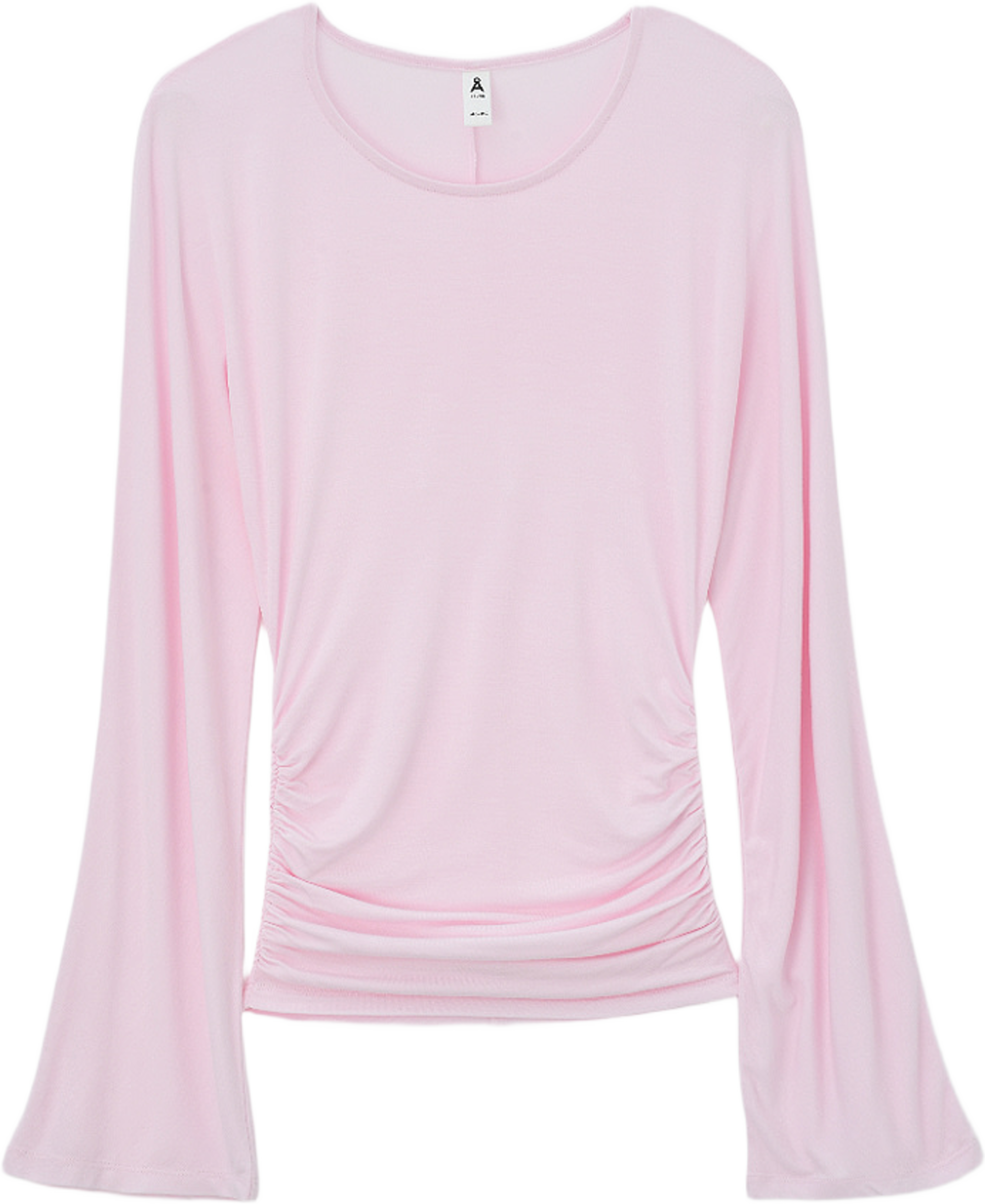 Bat wing jerseytopp EMILY, från Å Young, i färgen Light Pink. Klicka för att öppna bilden i stort format