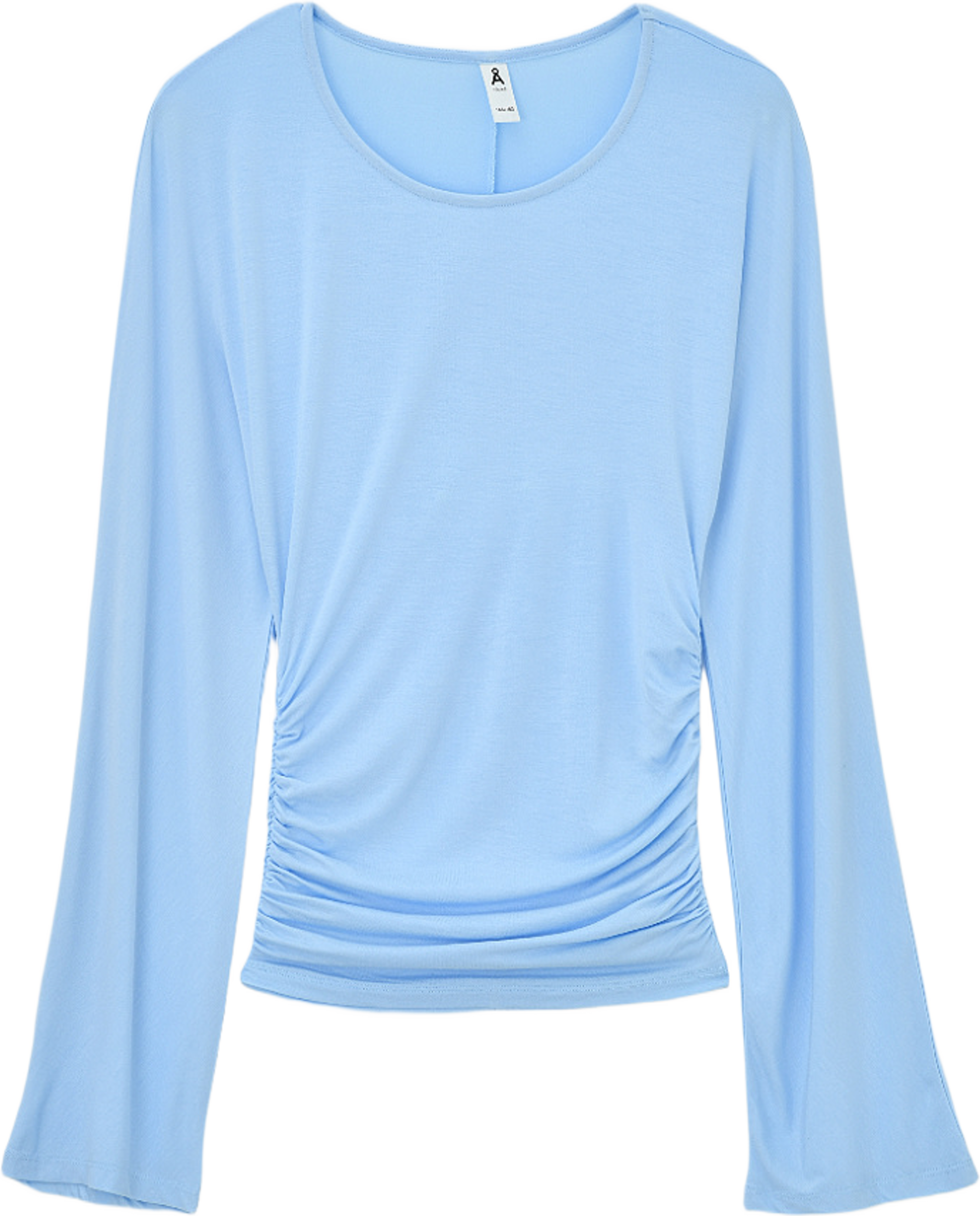 Bat wing jerseytopp EMILY, från Å Young, i färgen Light Blue. Klicka för att öppna bilden i stort format