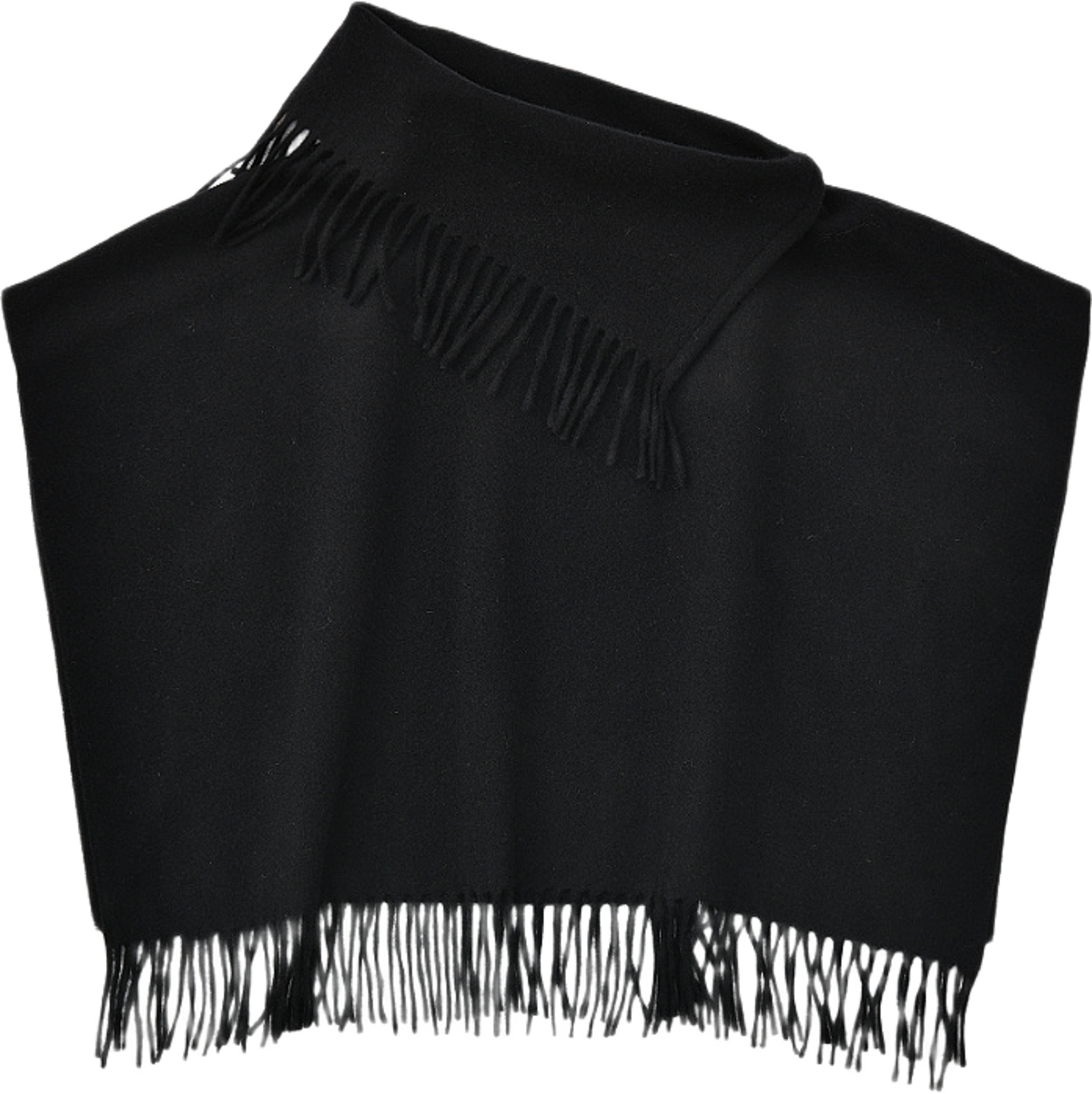 Poncho i ull SELMA, från Wera, i färgen Black. Klicka för att öppna bilden i stort format