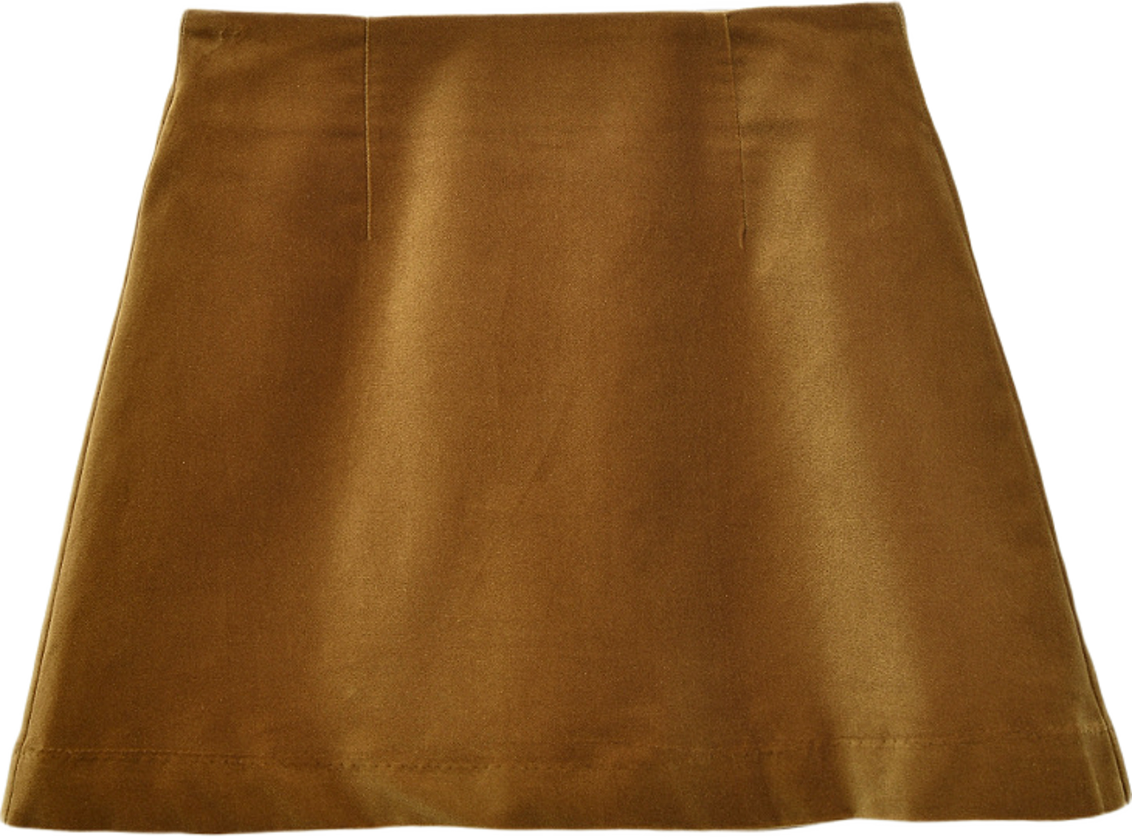 Sammetskjol JENNA, från Carin Wester, i färgen Dark Olive. Klicka för att öppna bilden i stort format