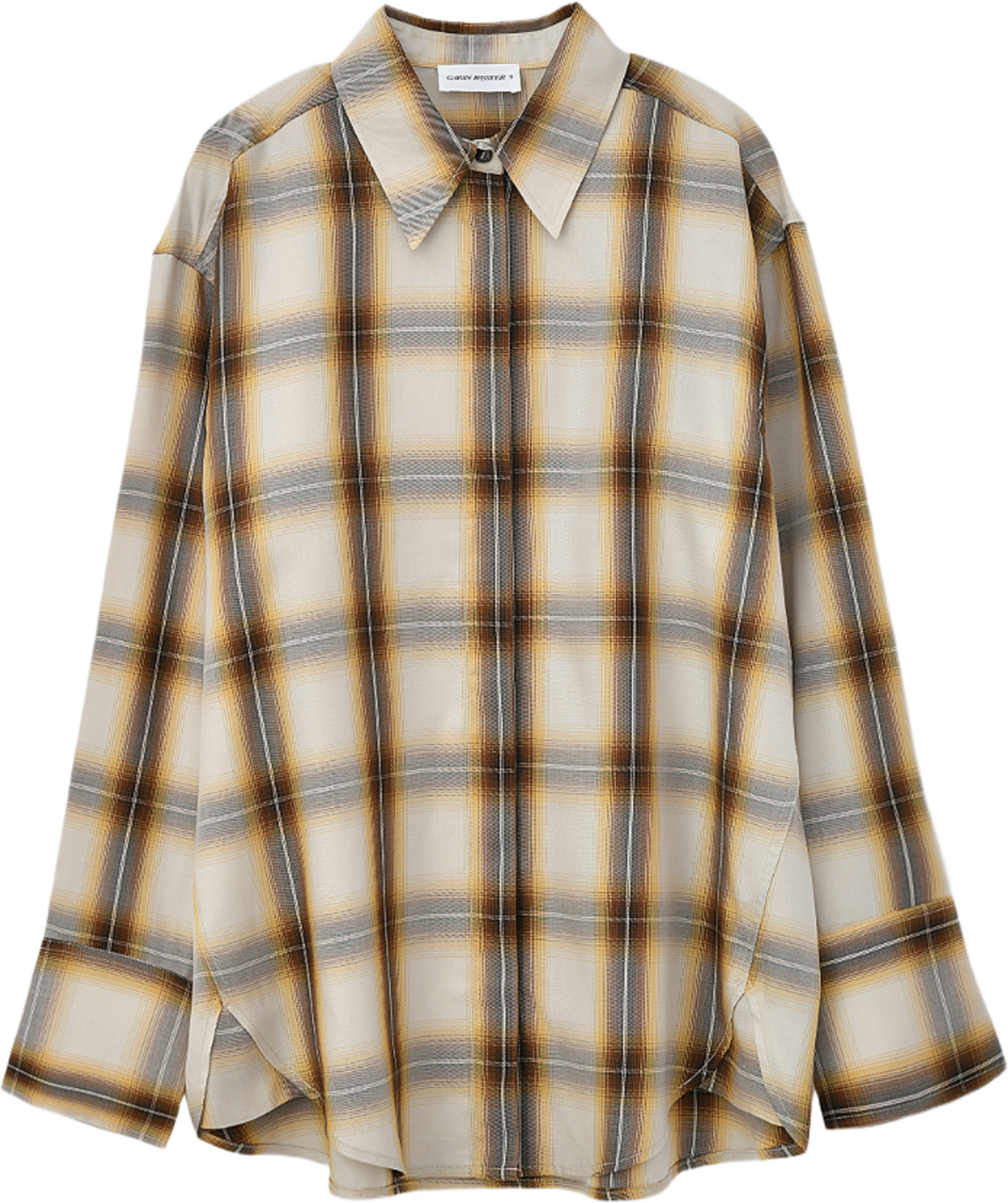 Lyocellskjorta KLEA, från Carin Wester, i färgen Beige Check. Klicka för att öppna bilden i stort format