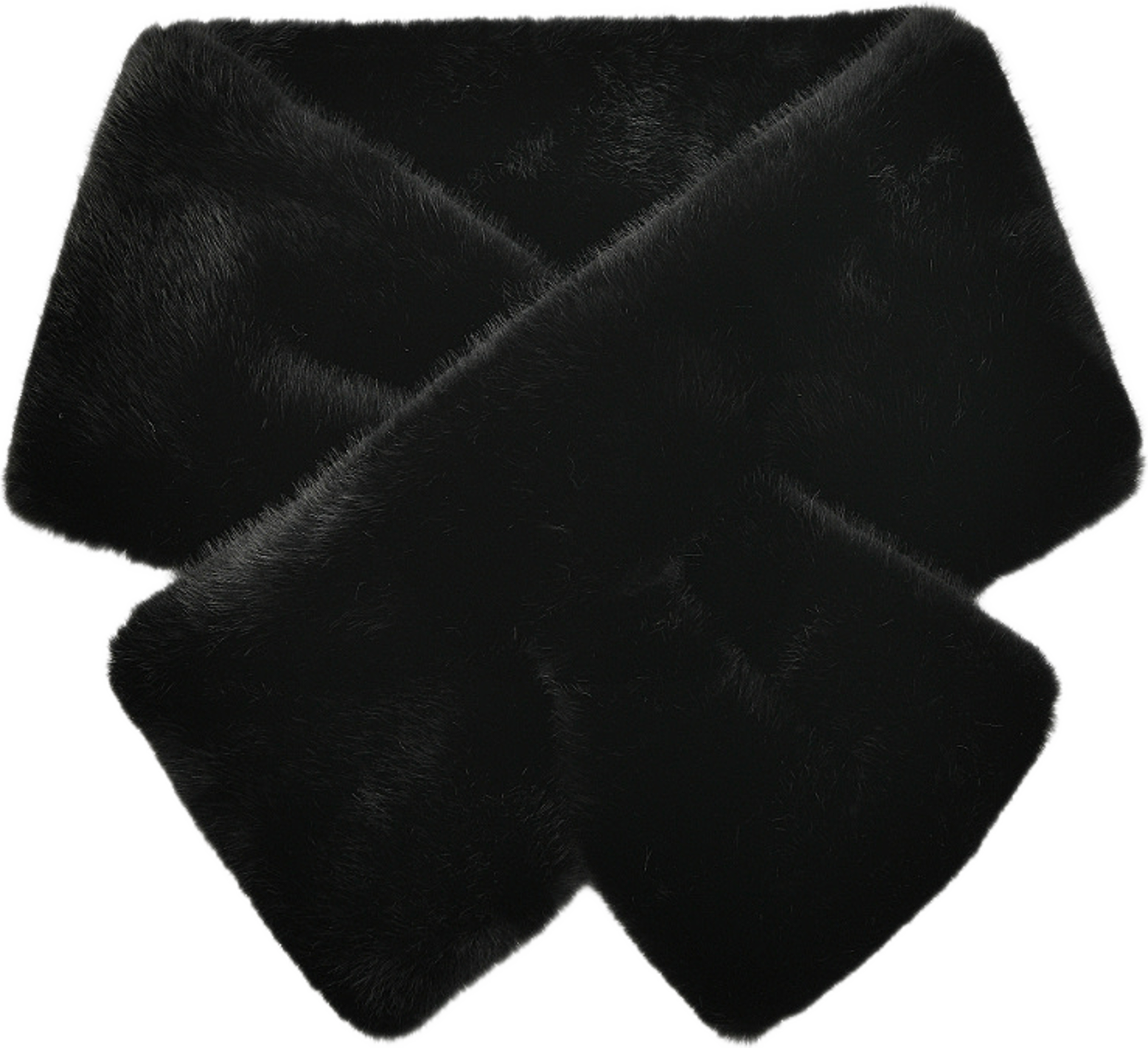 Scarf i fuskpäls AMMI, från Carin Wester, i färgen Black. Klicka för att öppna bilden i stort format