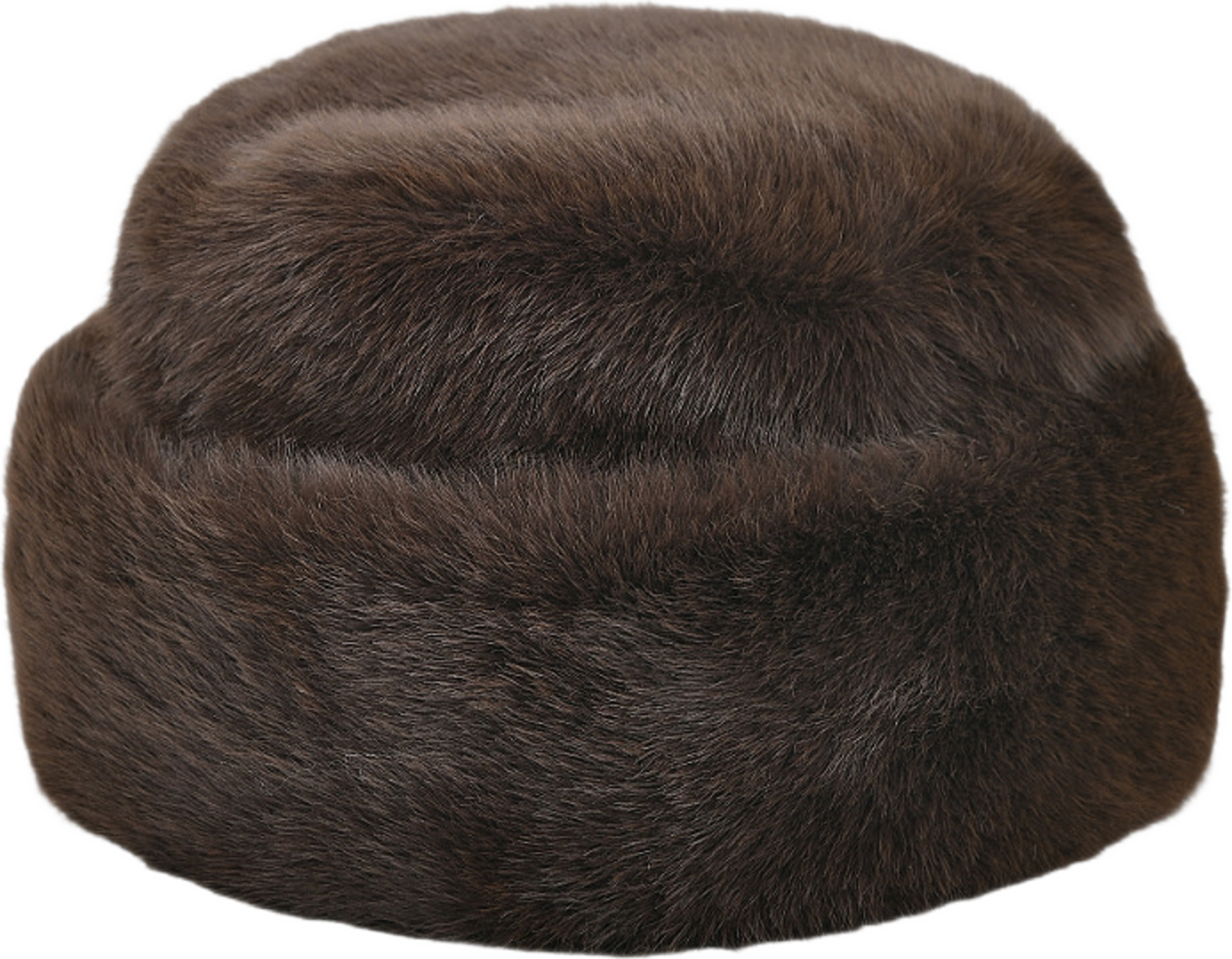 Mössa i fuskpäls AMMI, från Carin Wester, i färgen Dark Brown. Klicka för att öppna bilden i stort format