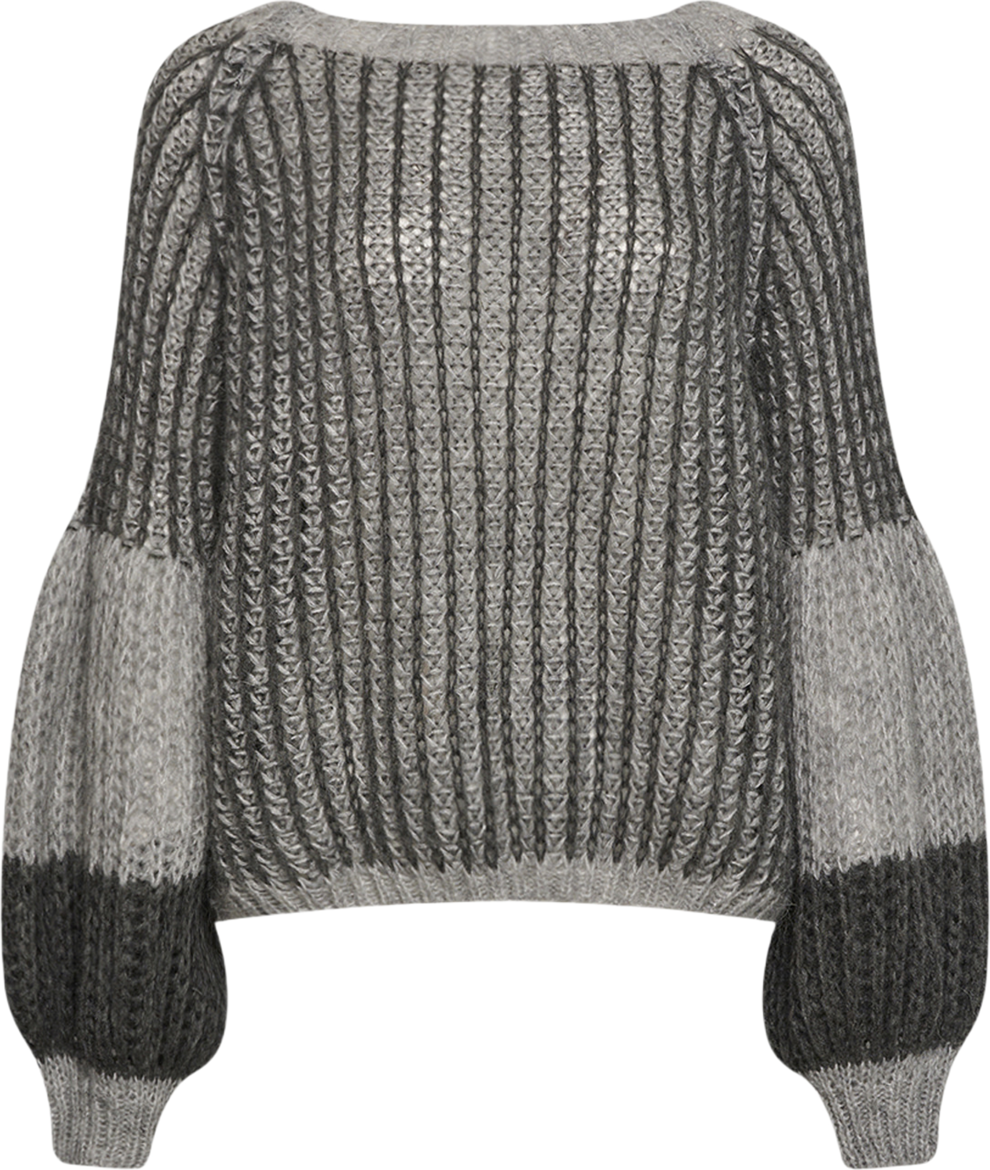Liana Knit Sweater - Grey Melange Mix