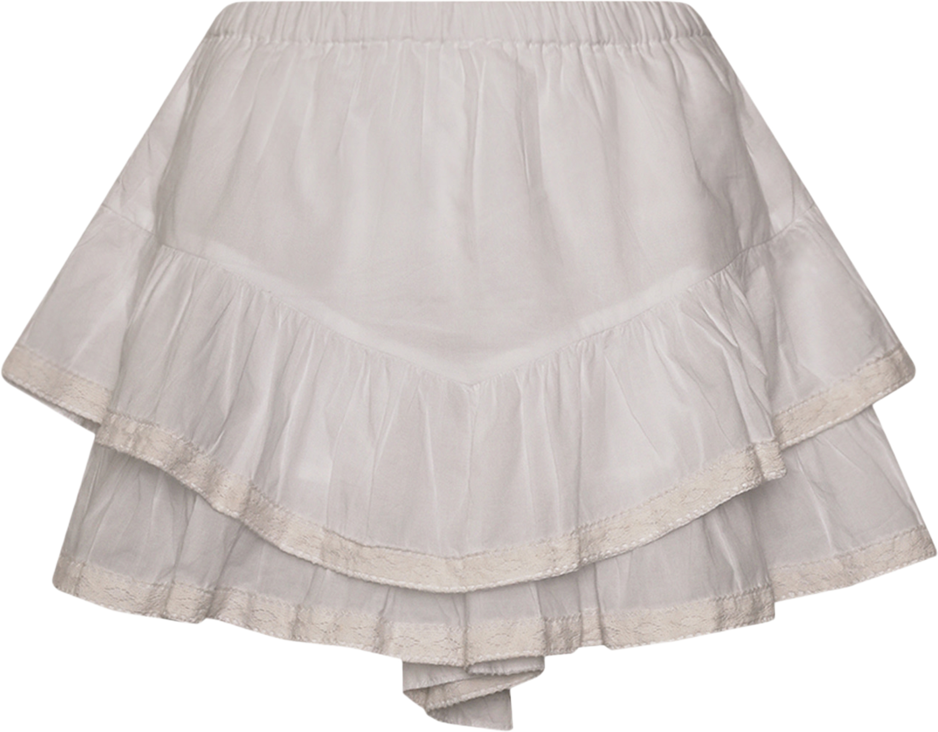 Ilora, Shorts, Cotton - White