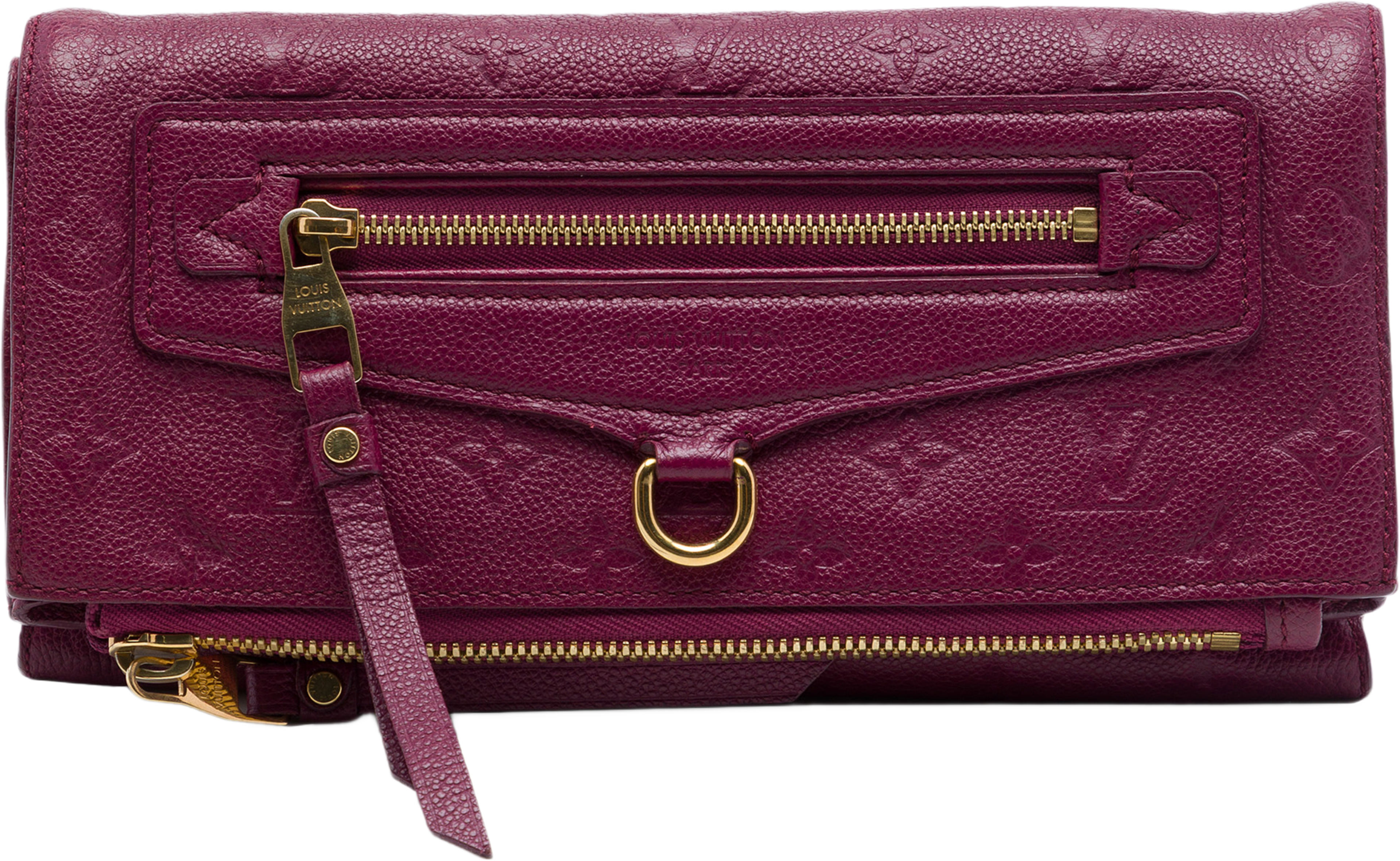Louis Vuitton Monogram Empreinte Petillante, från Luxclusif, i färgen purpur. Klicka för att öppna bilden i stort format
