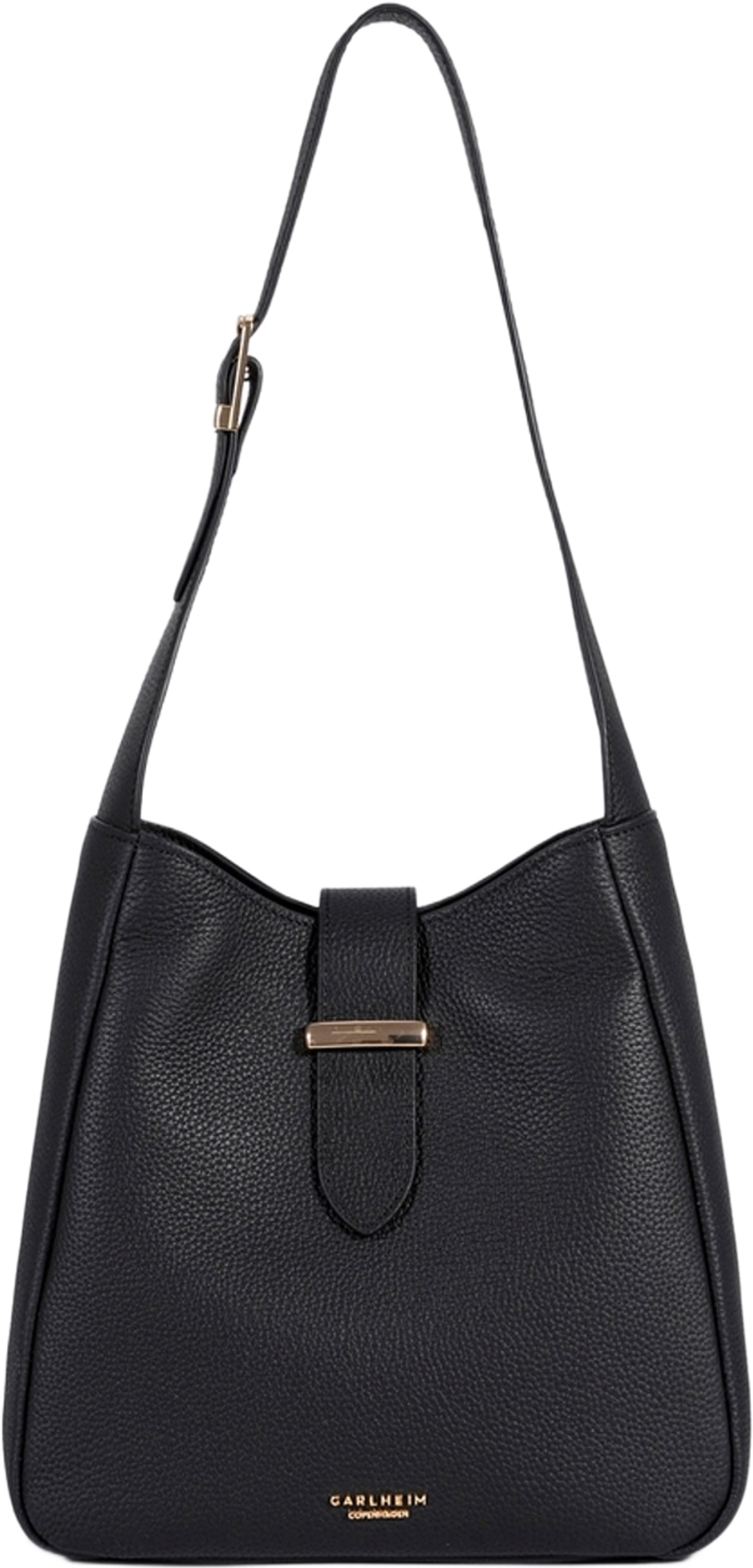 Emily Handväska Läder, från Carlheim, i färgen svart. Klicka för att öppna bilden i stort format
