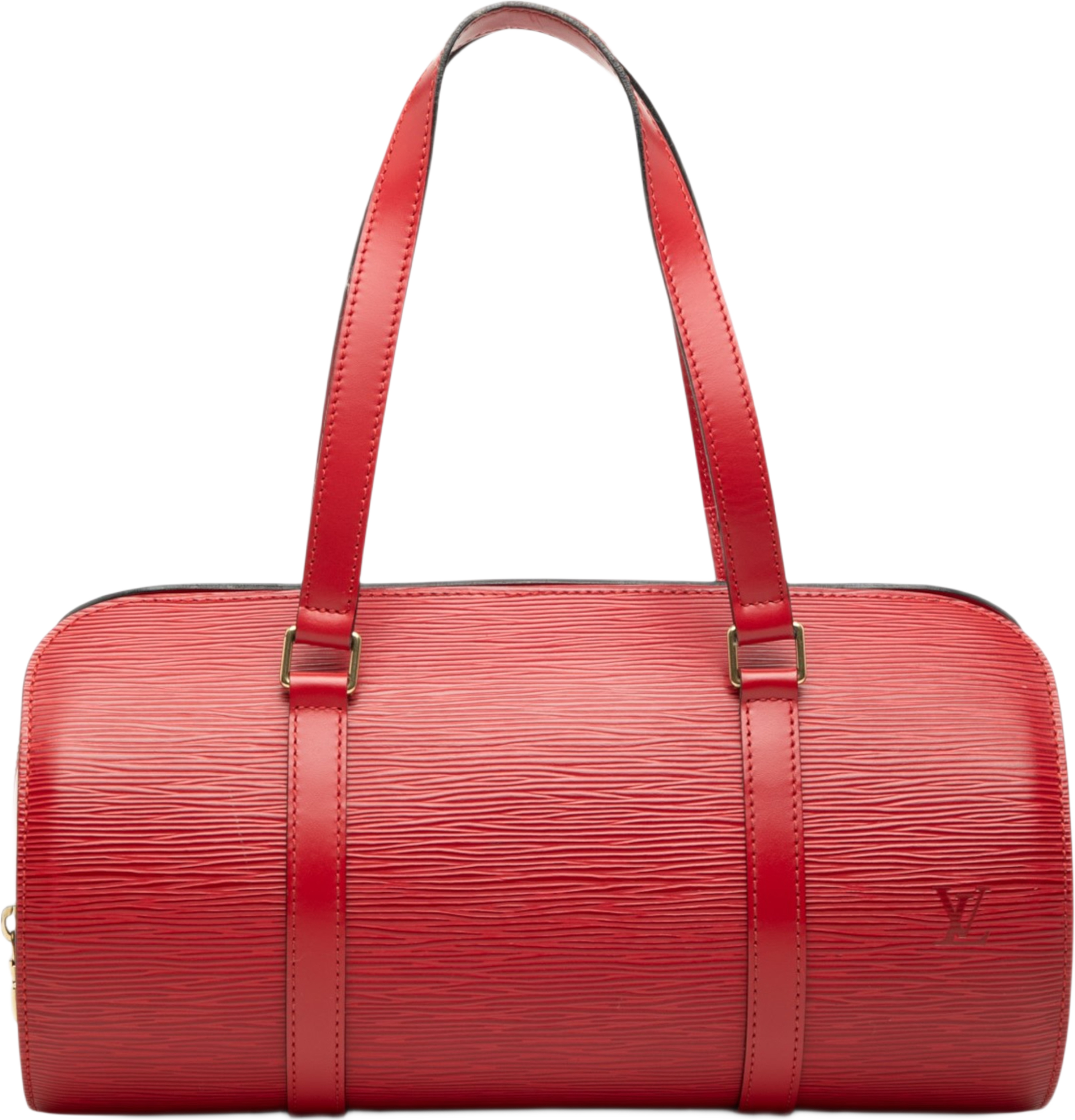 Louis Vuitton Epi Soufflot, från Luxclusif, i färgen red. Klicka för att öppna bilden i stort format