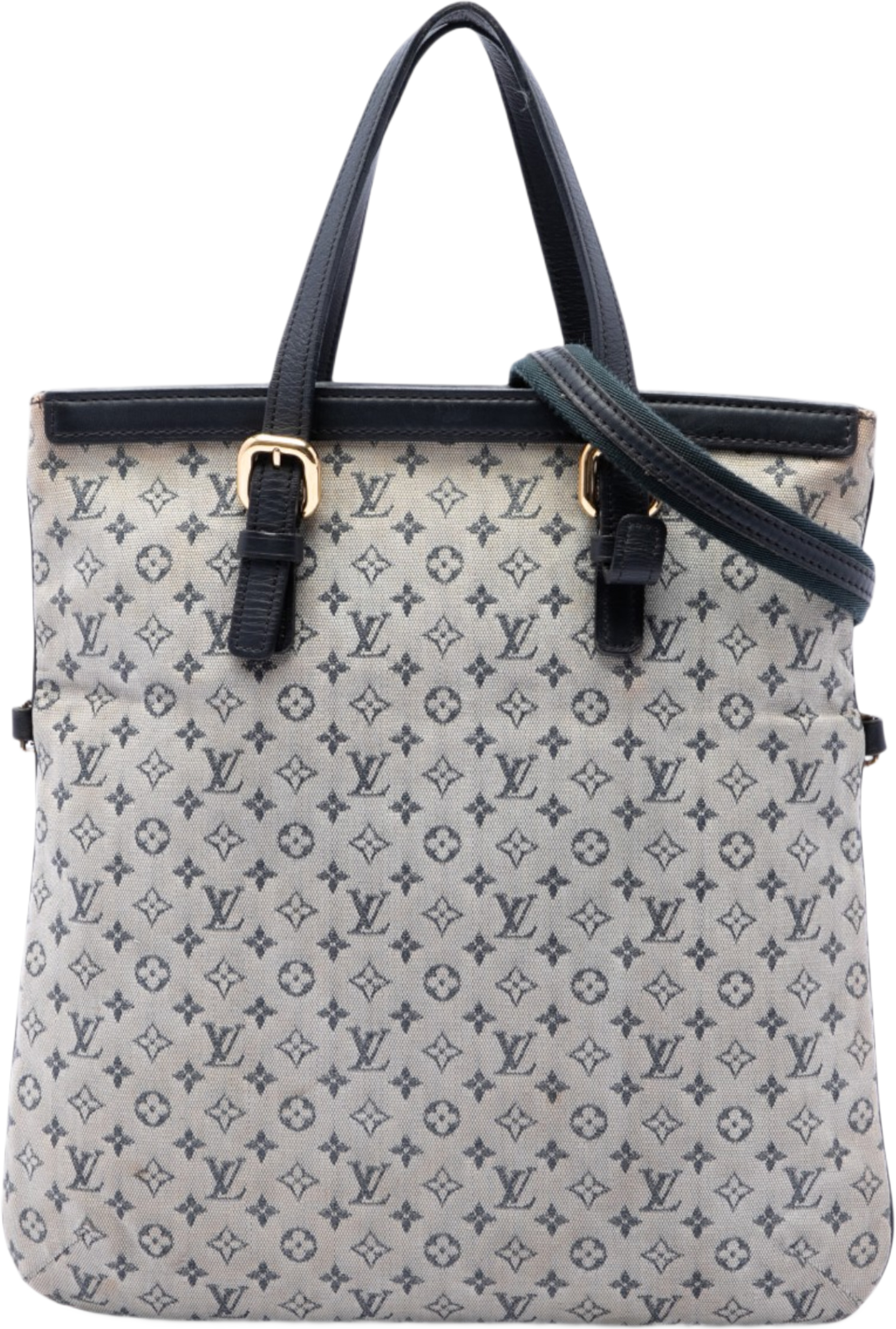 Louis Vuitton Monogram Mini Lin Francoise, från Luxclusif, i färgen grå. Klicka för att öppna bilden i stort format