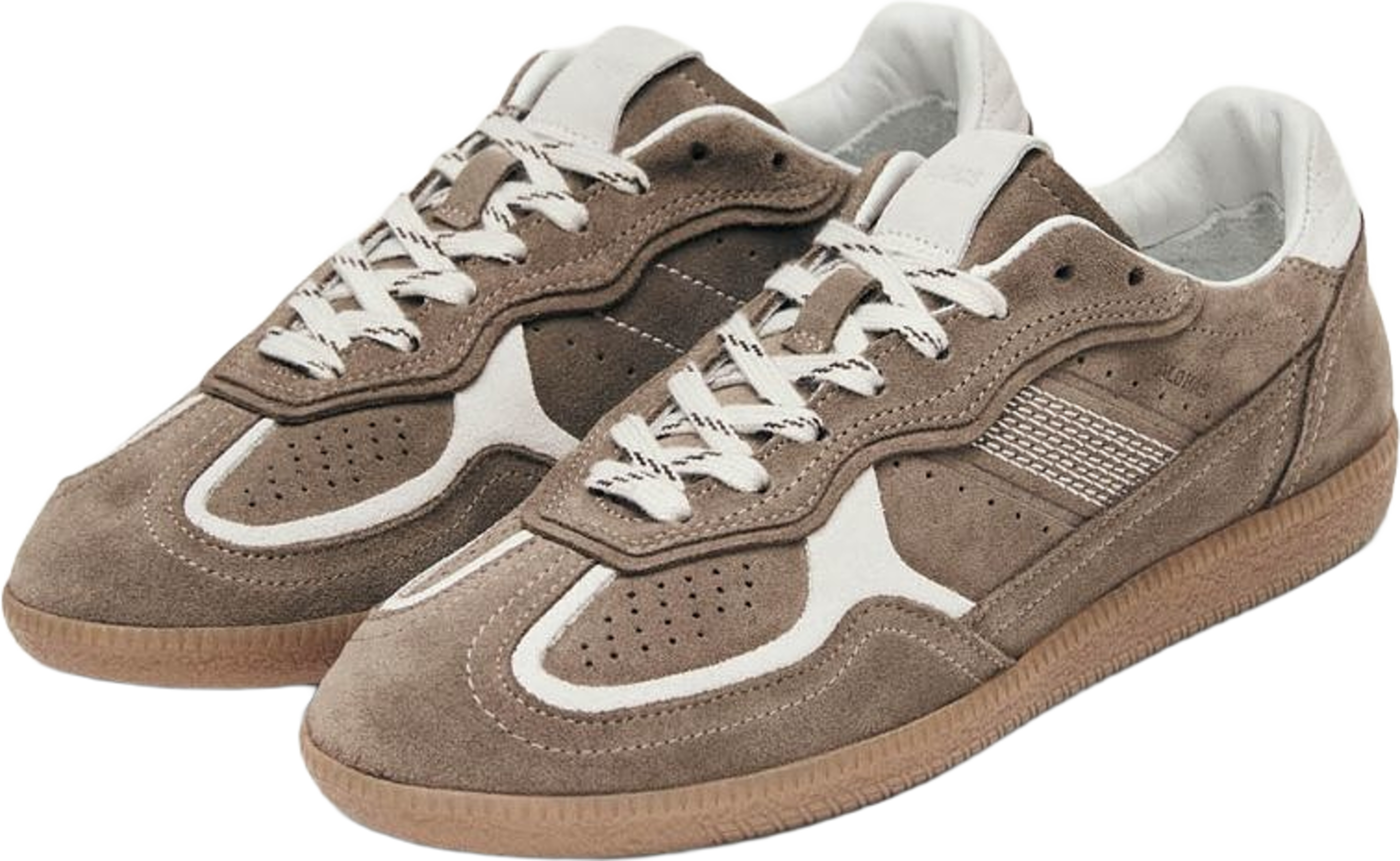 Tb.490 Rife Taupe Leather Sneakers