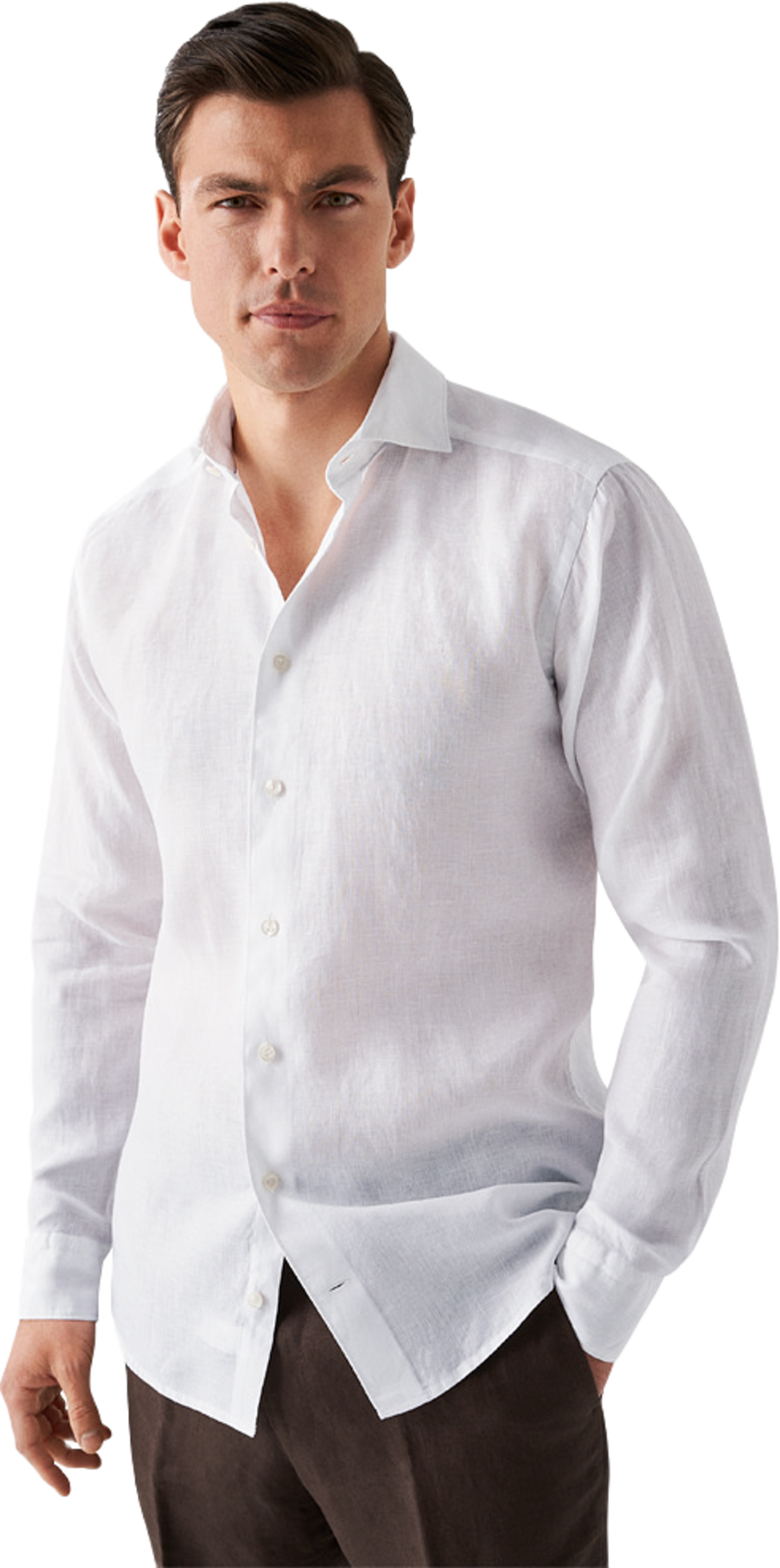 Slim Fit Linneskjorta