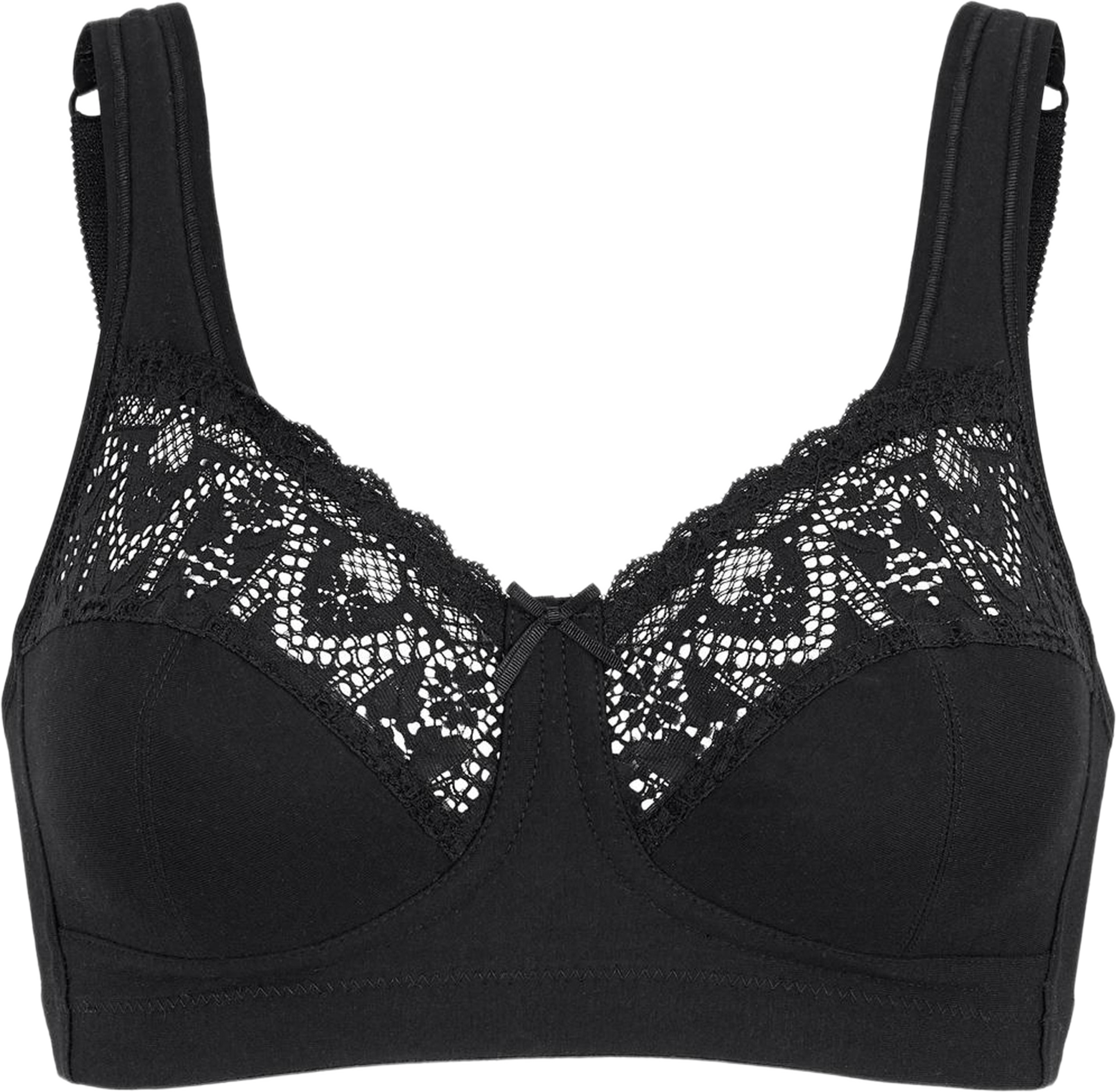 True Beauty Bh Utan Bygel, Fairtrade, från Swegmark, i färgen black. Klicka för att öppna bilden i stort format