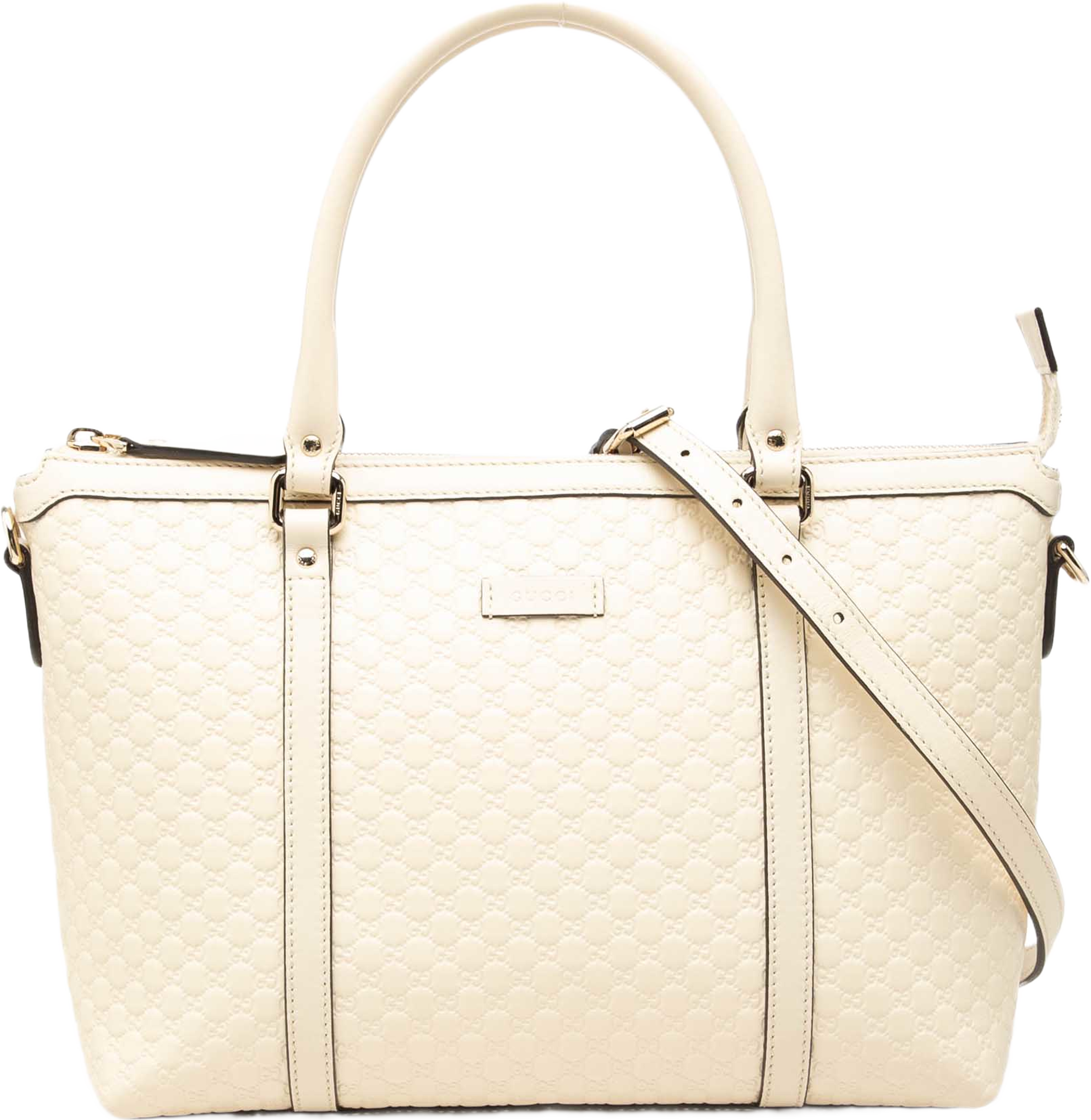 Gucci Small Microguccissima Joy Satchel, från Luxclusif, i färgen vit. Klicka för att öppna bilden i stort format