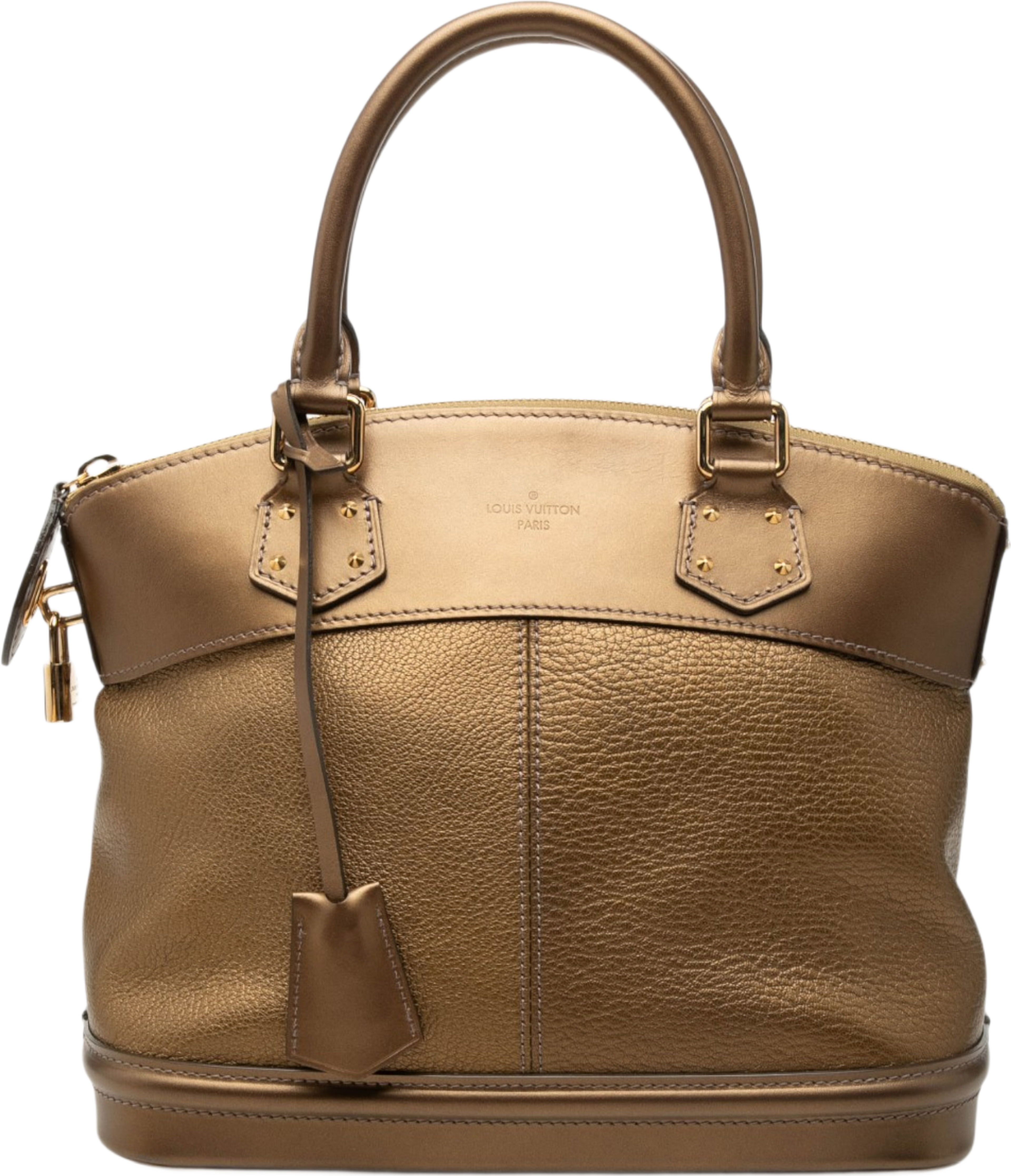 Louis Vuitton Suhali Lockit Pm, från Luxclusif, i färgen brun. Klicka för att öppna bilden i stort format