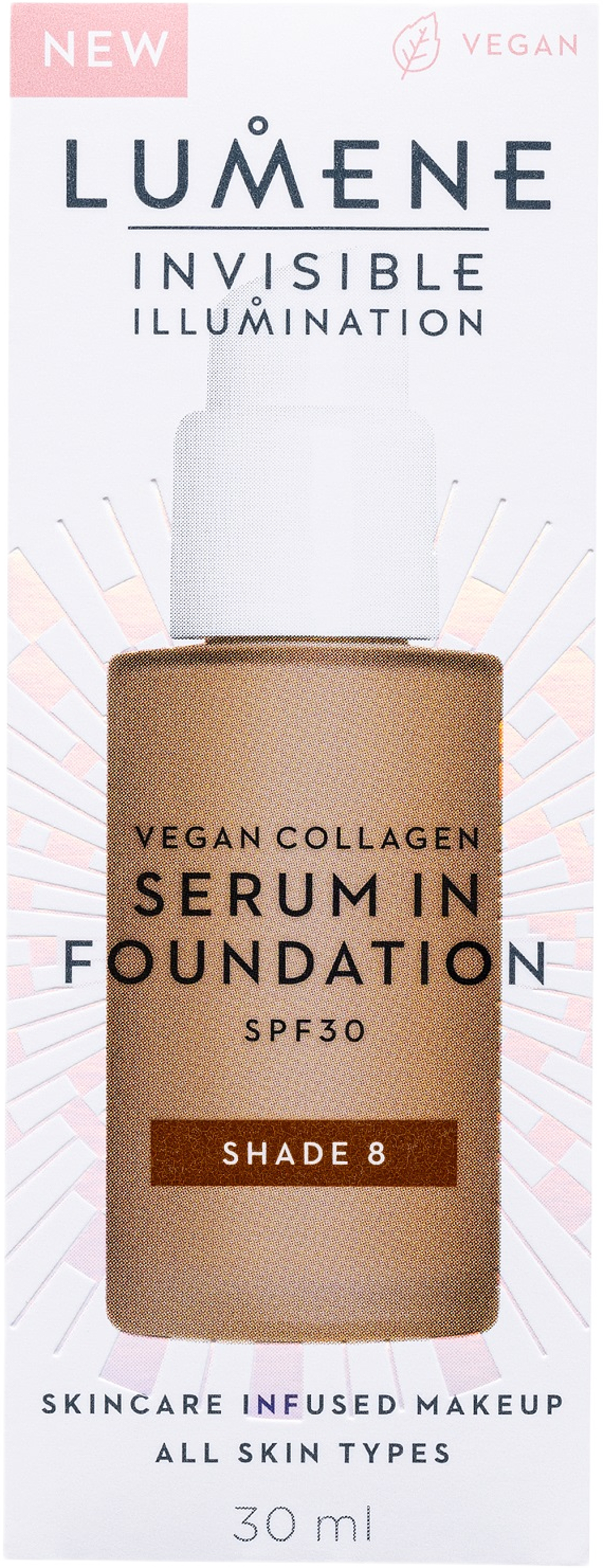Invisible Illumination Vegan Collagen Serum in Foundation SPF30