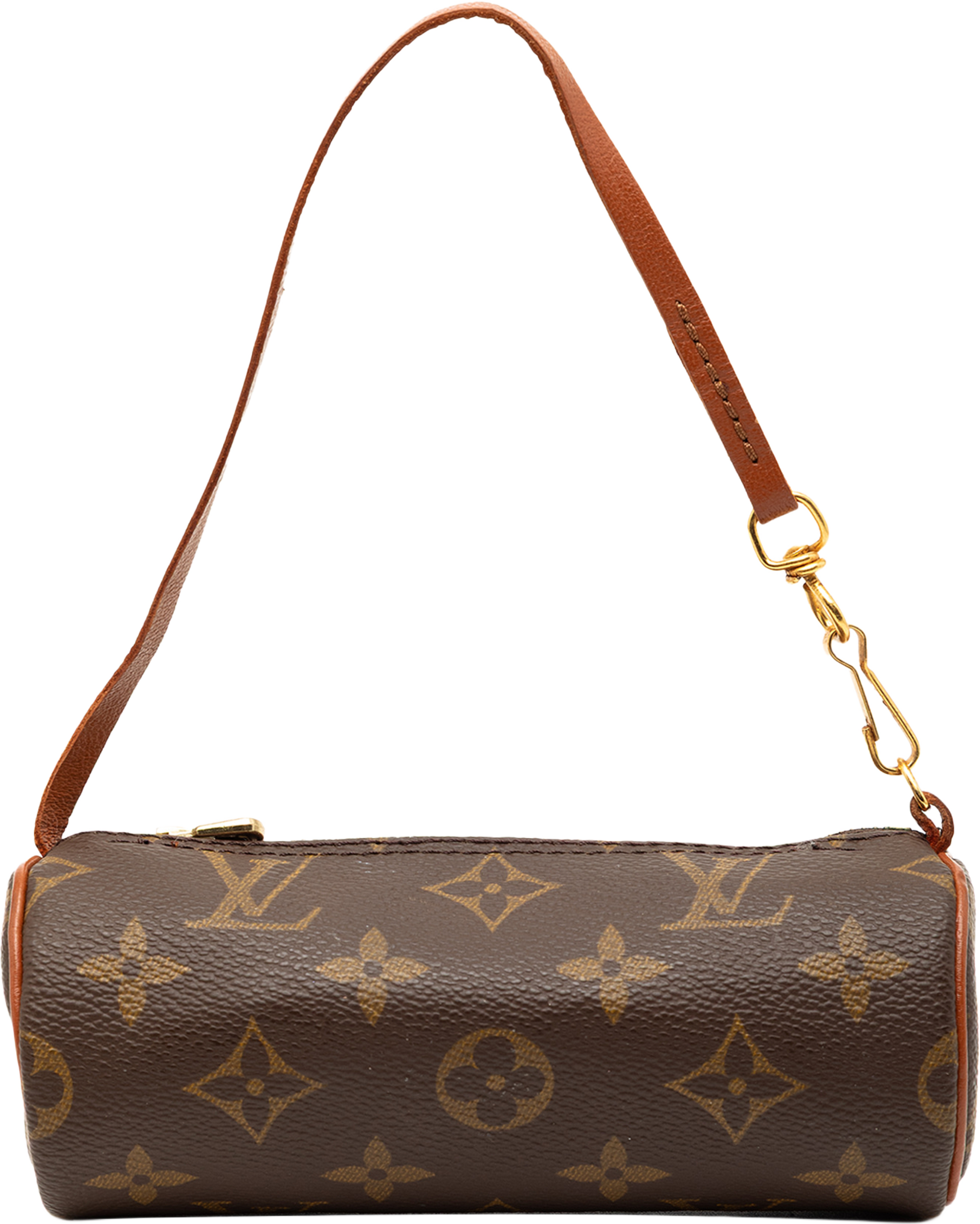 Louis Vuitton Monogram Papillon Pochette, från Luxclusif, i färgen brown. Klicka för att öppna bilden i stort format