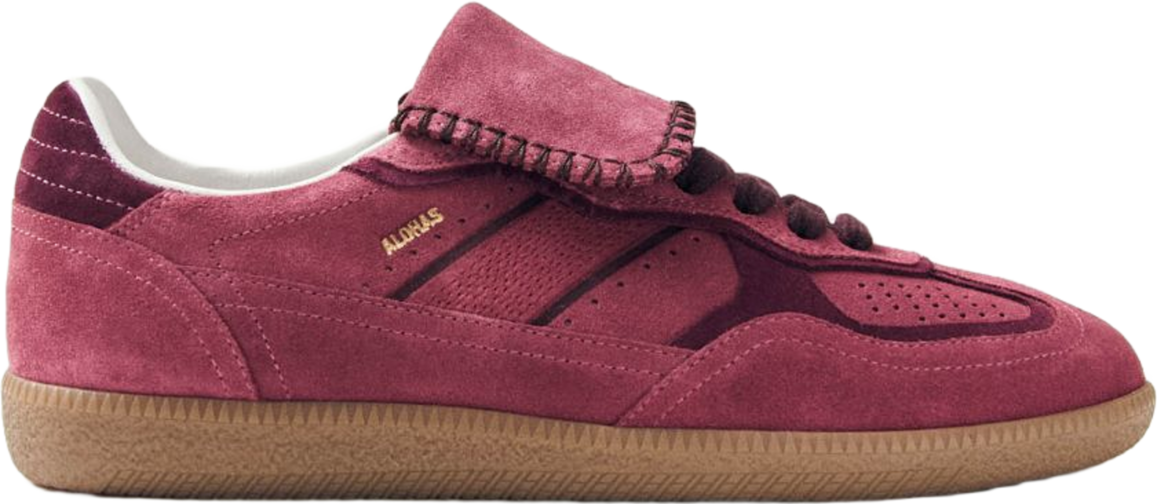 Tb.490 Club Suede Raspberry Leather Sneakers